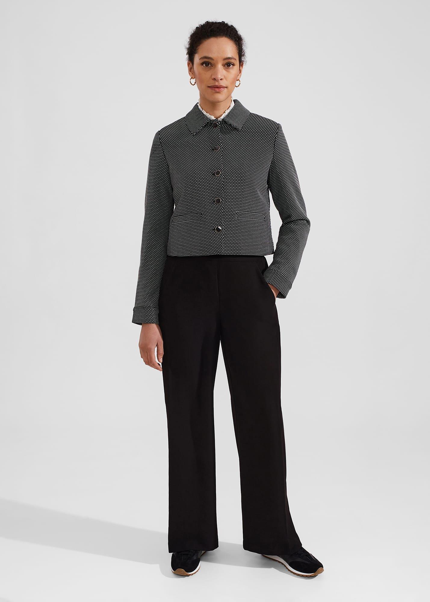 Fatima Trousers, Black, hi-res