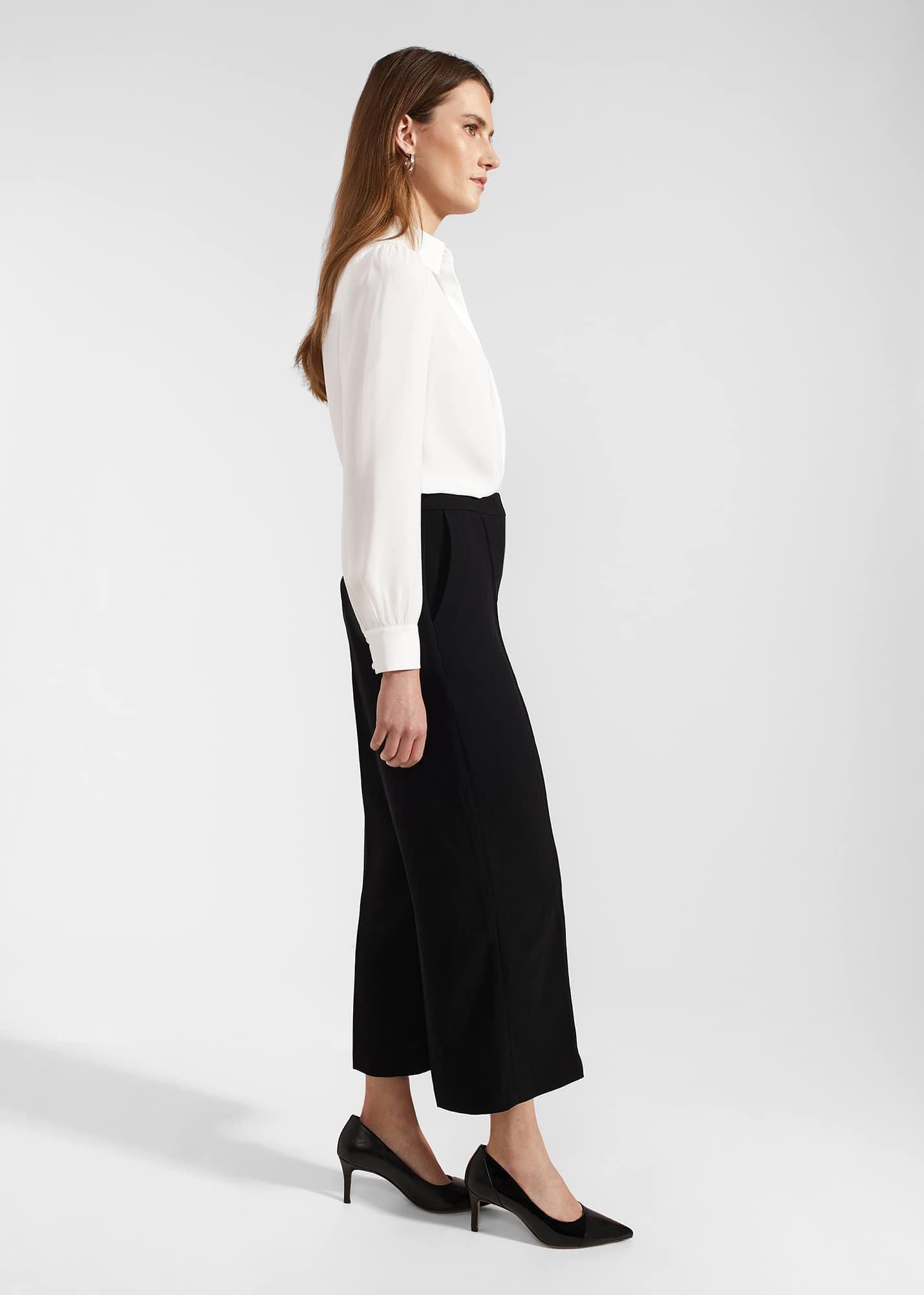 Tabatha Cropped Trousers, Black, hi-res