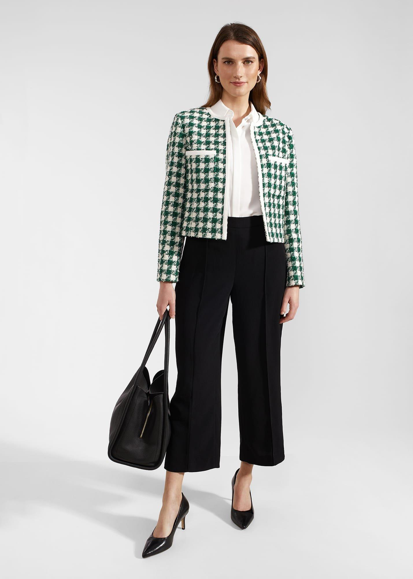 Tabatha Cropped Trousers, Black, hi-res