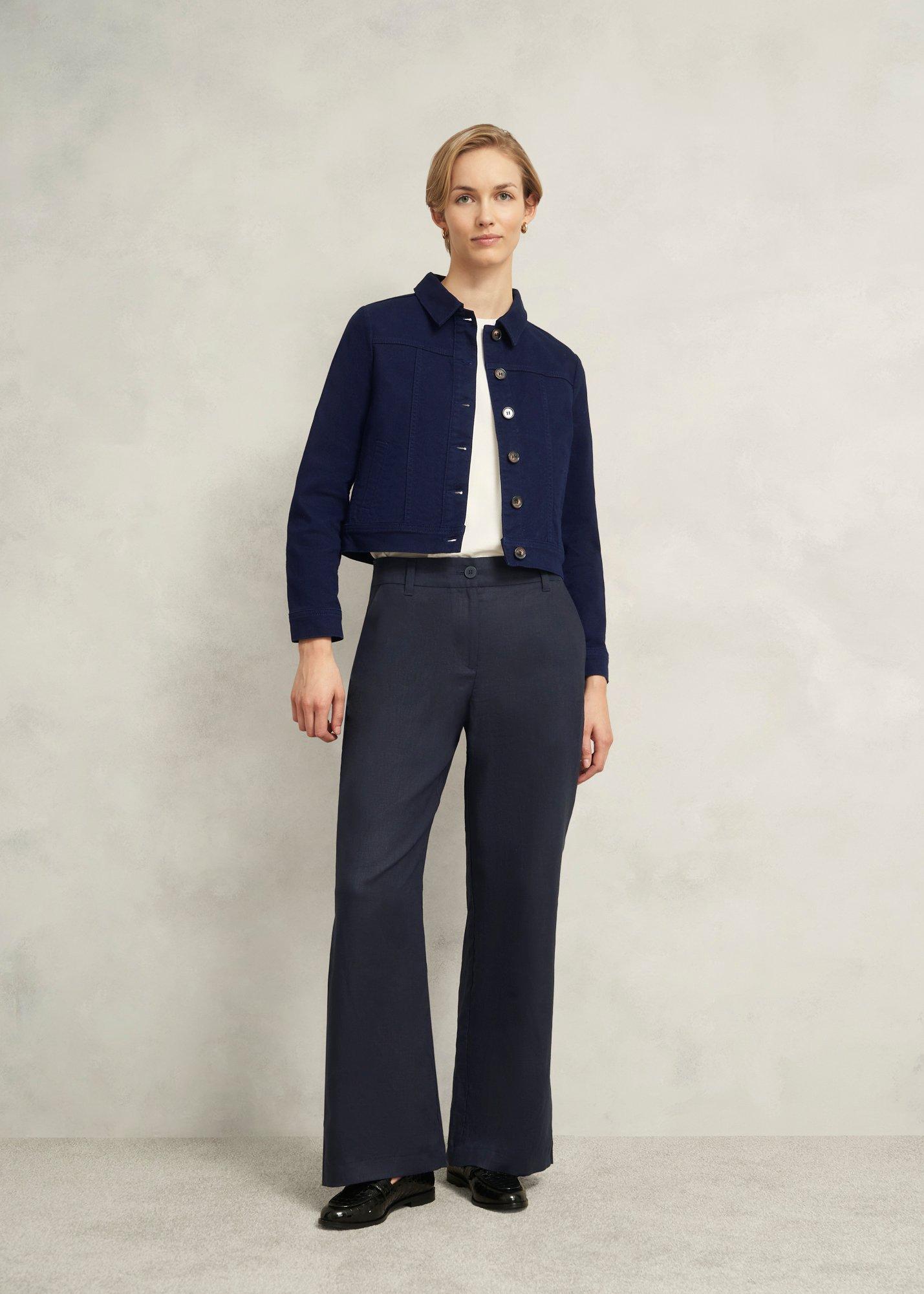 Petite Lynn Linen Trousers