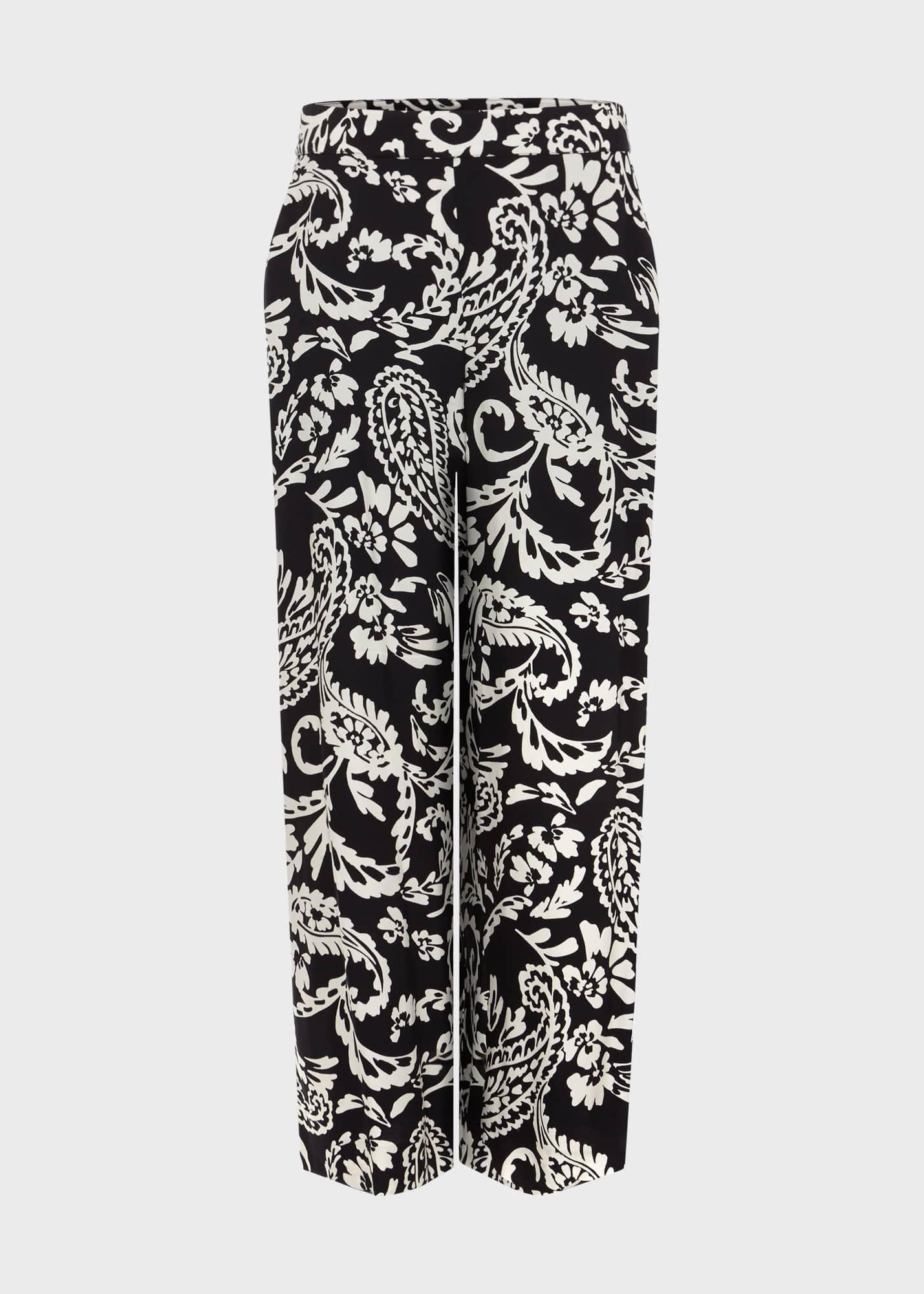 Petite Ashlyn Trousers, Navy Ivory, hi-res