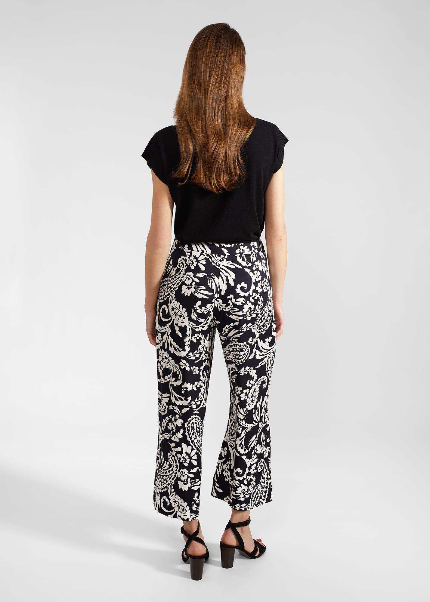 Petite Ashlyn Trousers, Navy Ivory, hi-res
