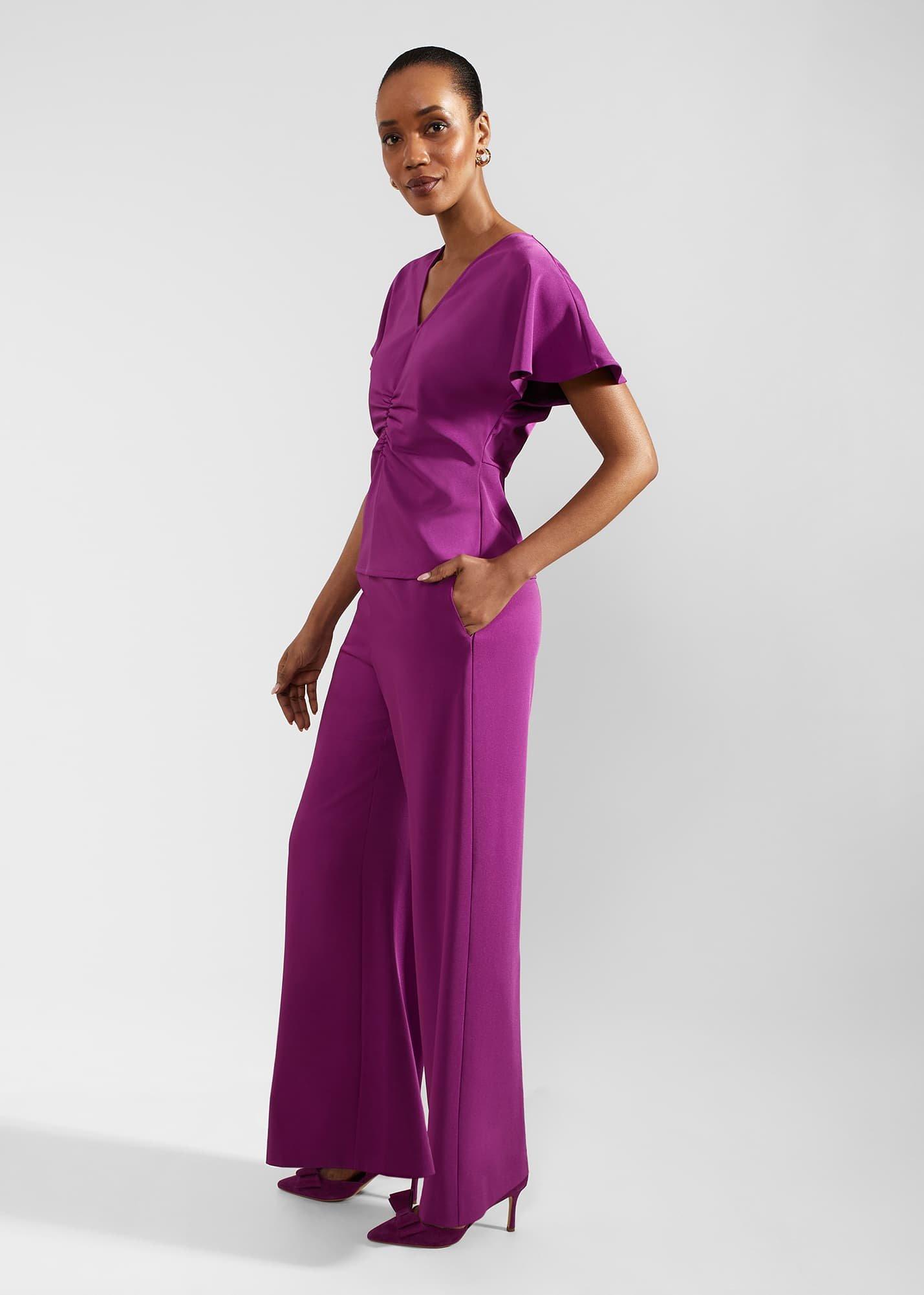 Venetia Trouser, Magenta Purple, hi-res