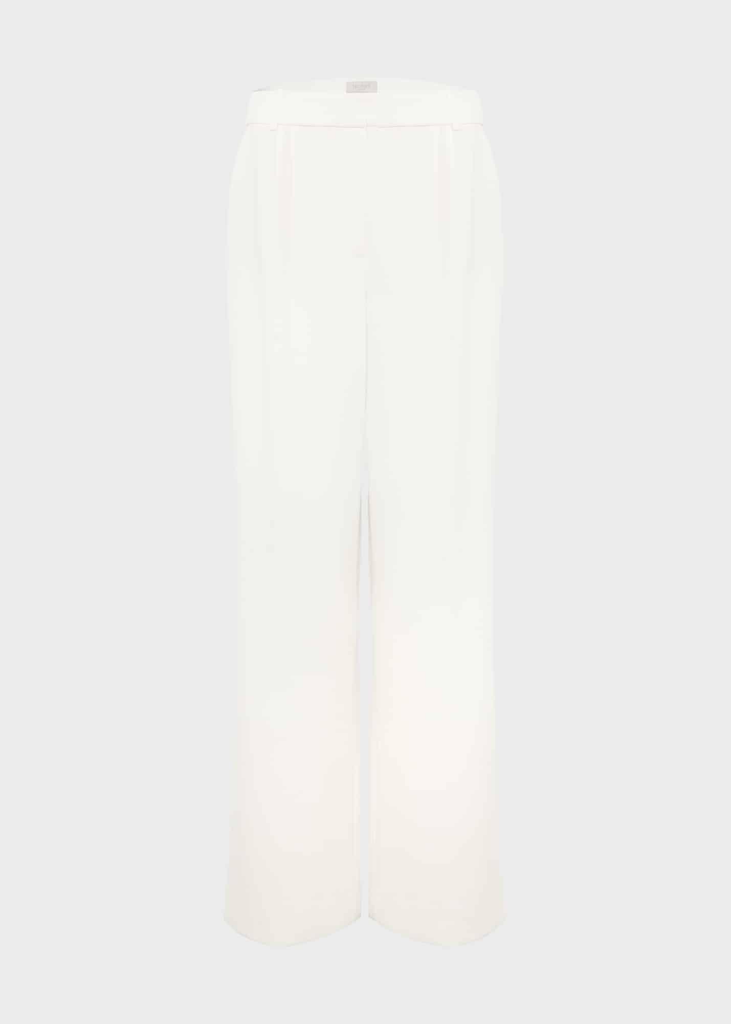 Frederica Wide Leg Trousers, Ivory, hi-res