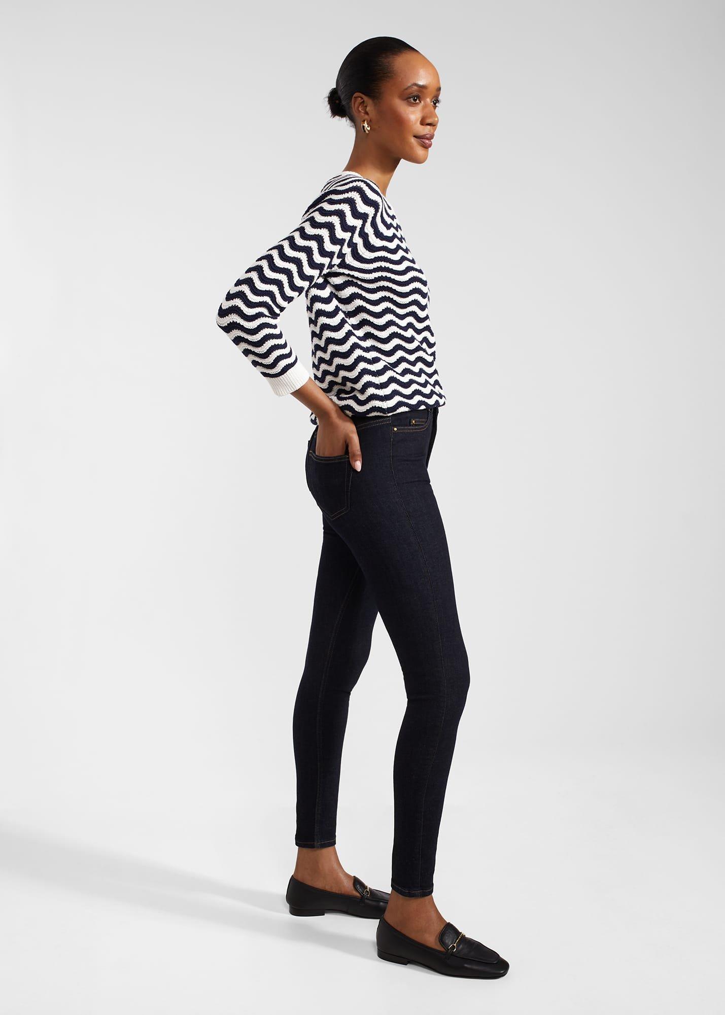 Petite Gia Sculpting Jeans, Indigo, hi-res