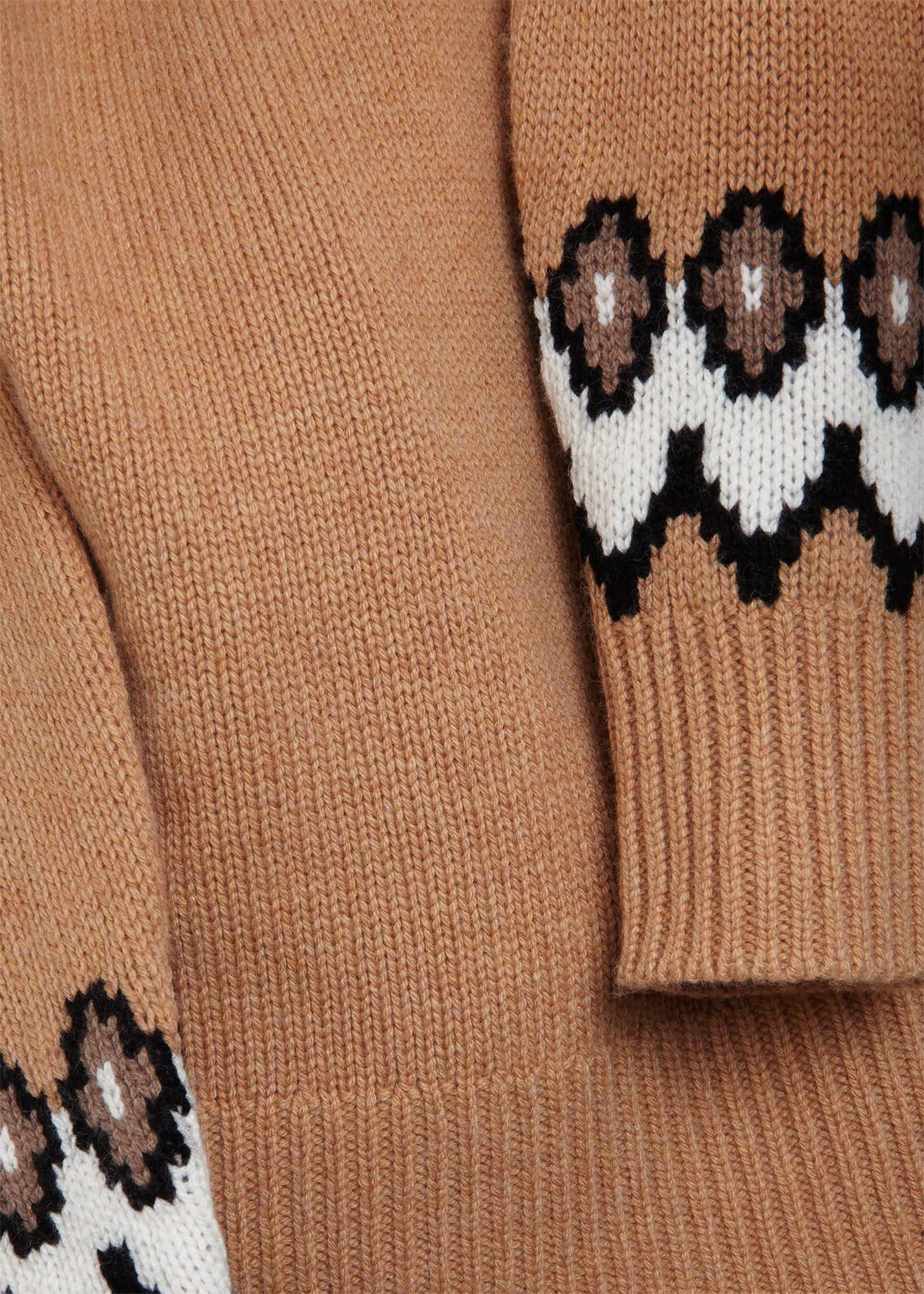 Aleena Fairisle Jumper With Alpaca, Camel Ivory, hi-res