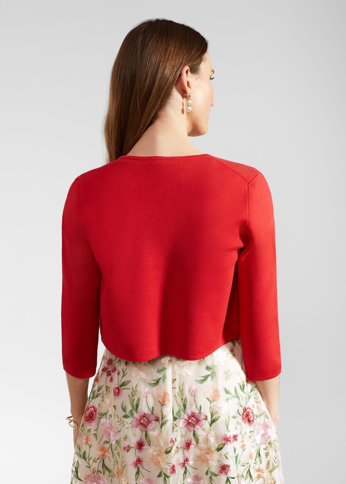 Ella Cardigan, Cherry Red, hi-res