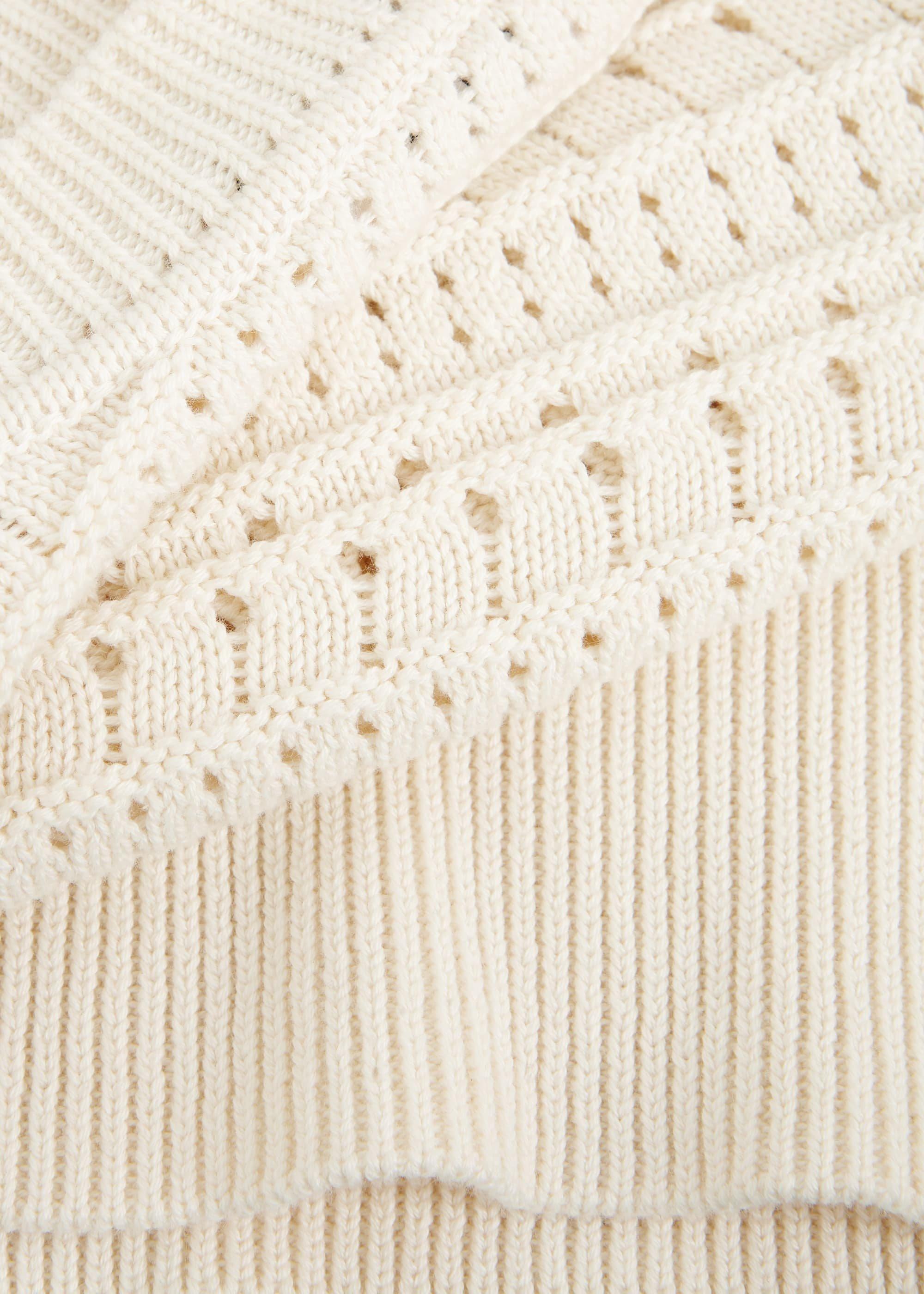 Colemere Knitted Tank Top, Buttercream, hi-res