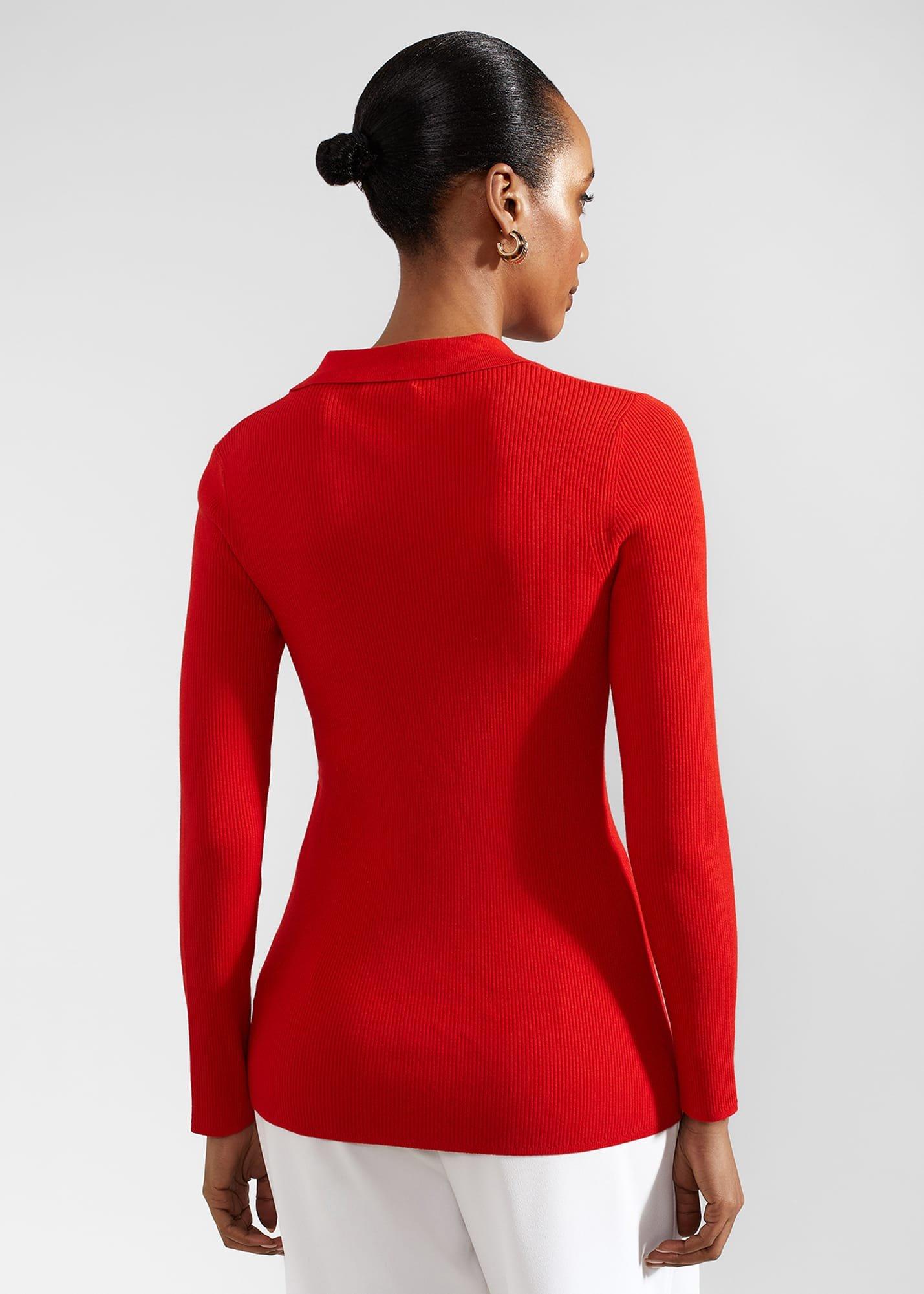 Blanche Cardigan, Red, hi-res
