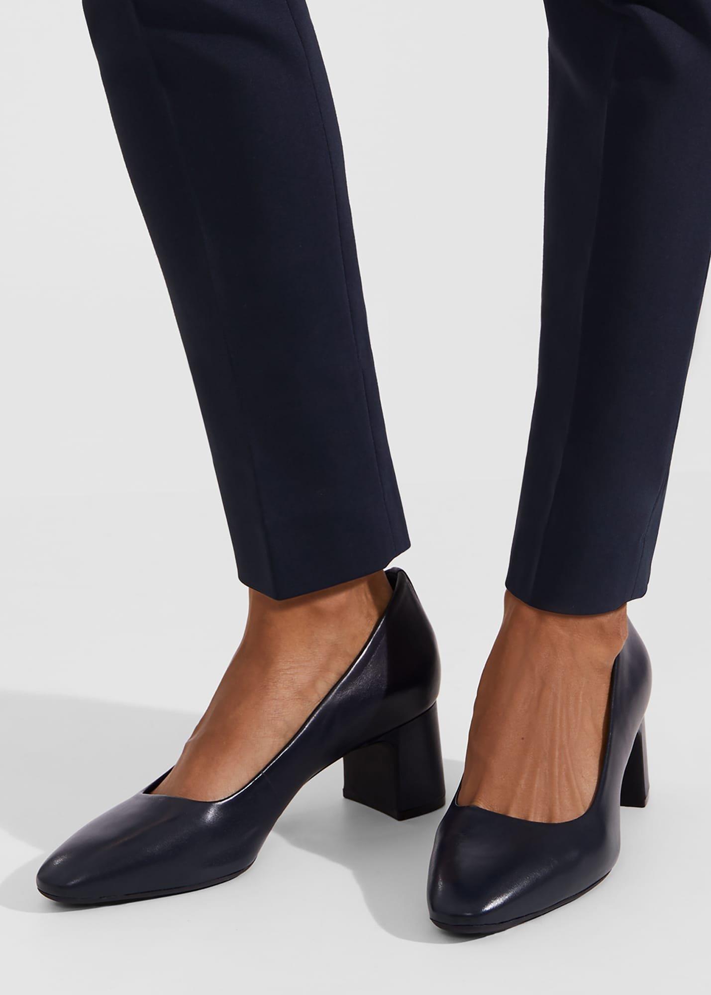 Clemmi Court Shoes, Navy, hi-res