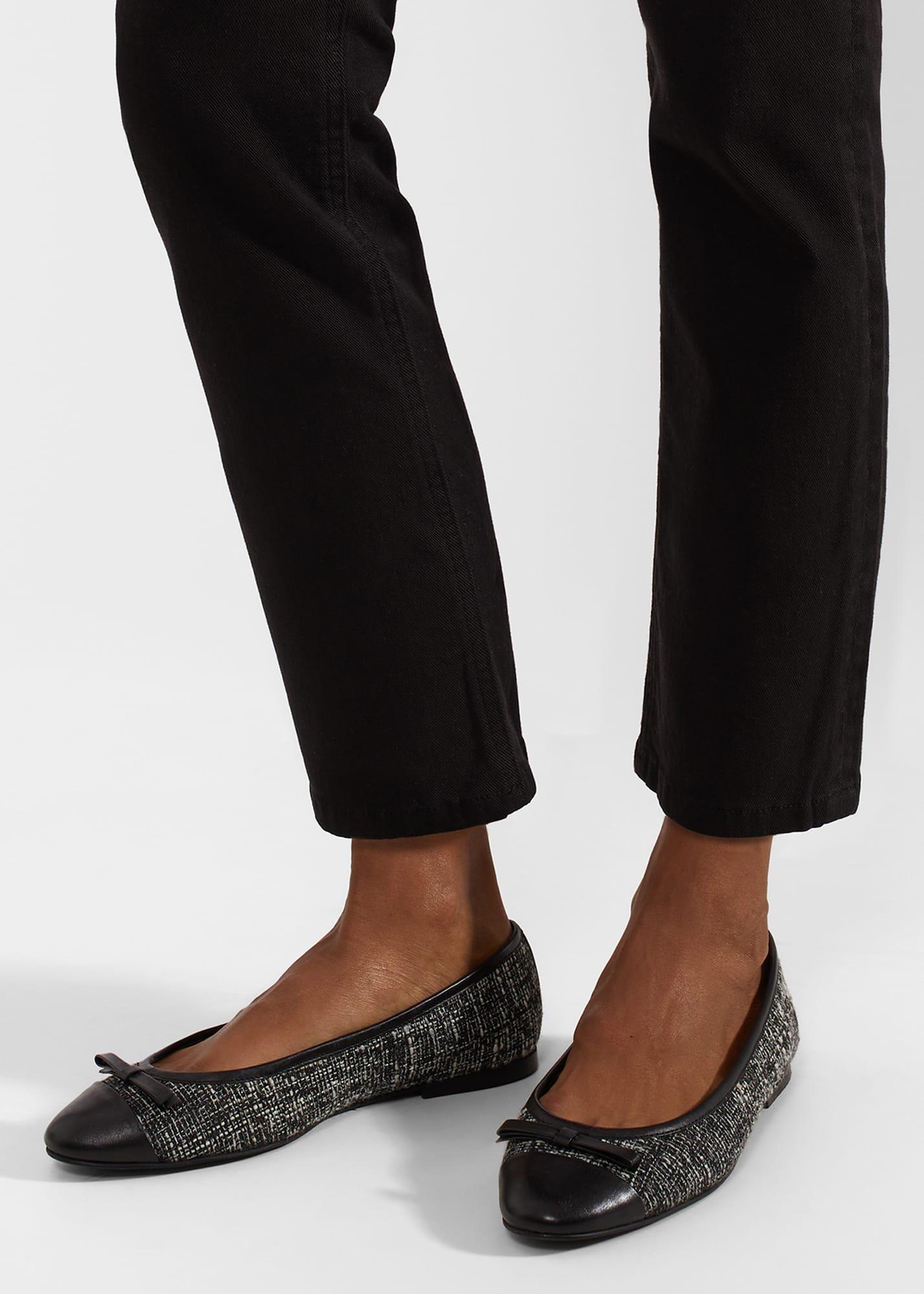 Diana Ballet Flats, Black Ivory, hi-res