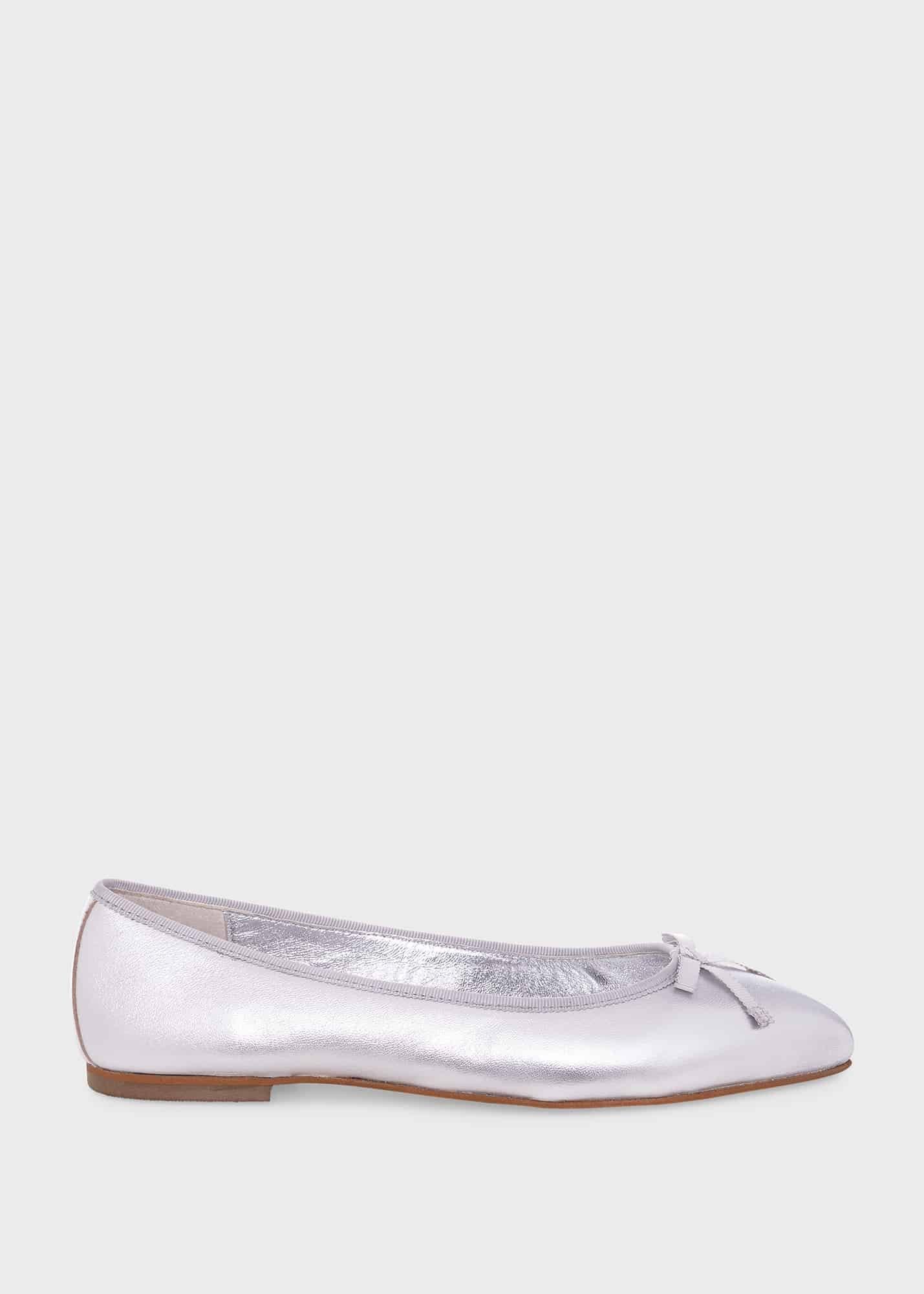 Nikita Ballet Flats, Silver, hi-res