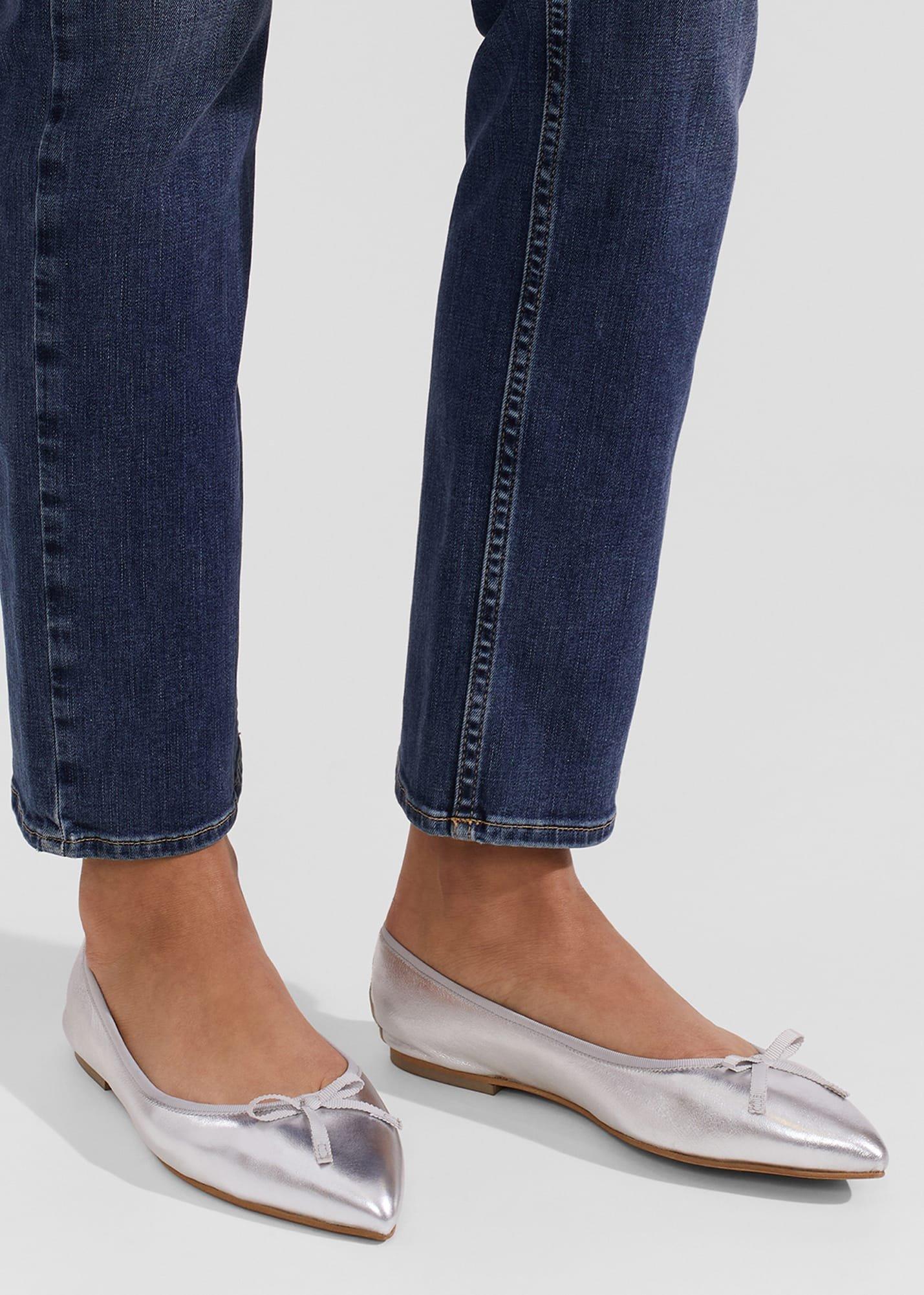 Nikita Ballet Flats, Silver, hi-res