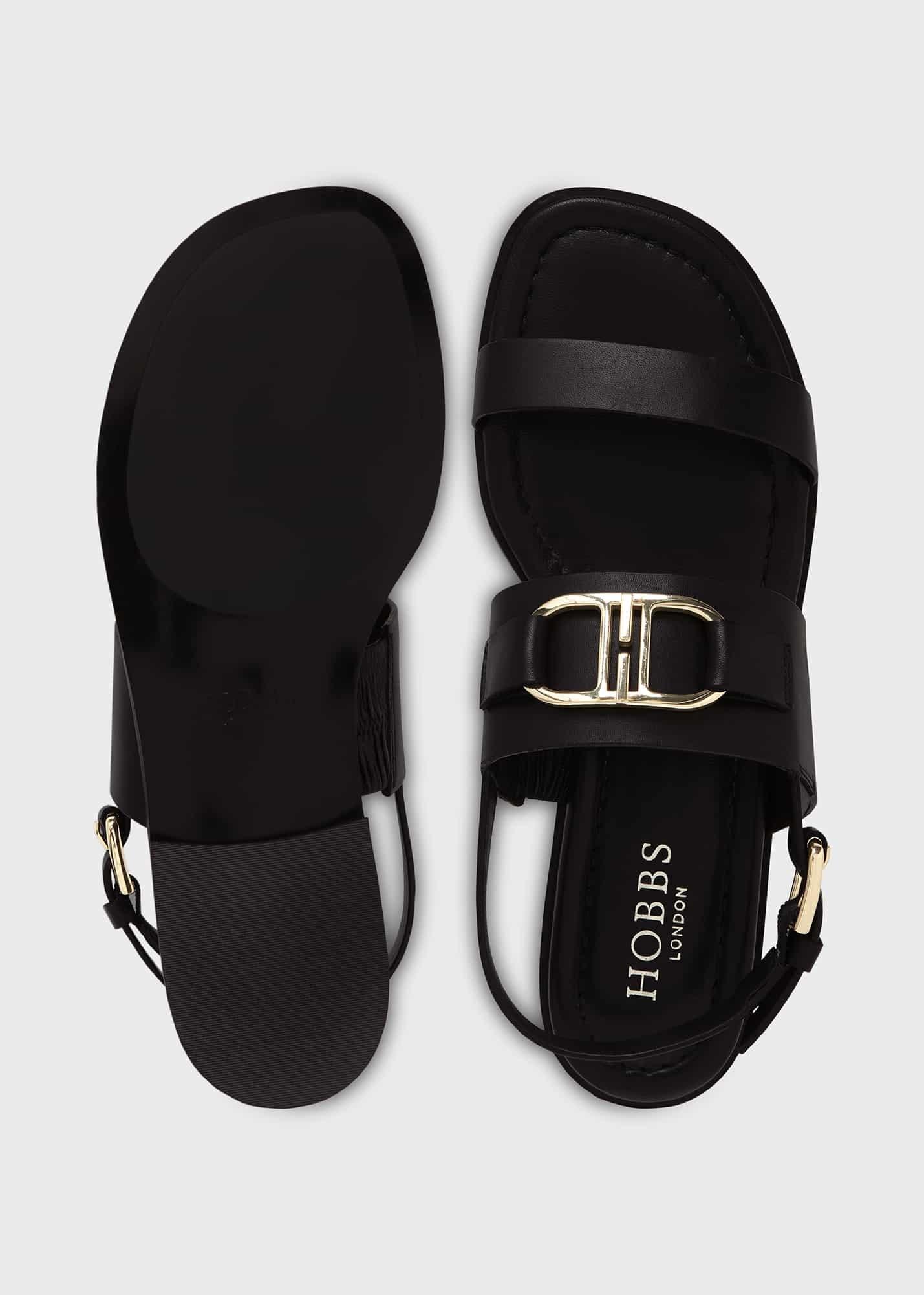 Kara Sandal, Black, hi-res