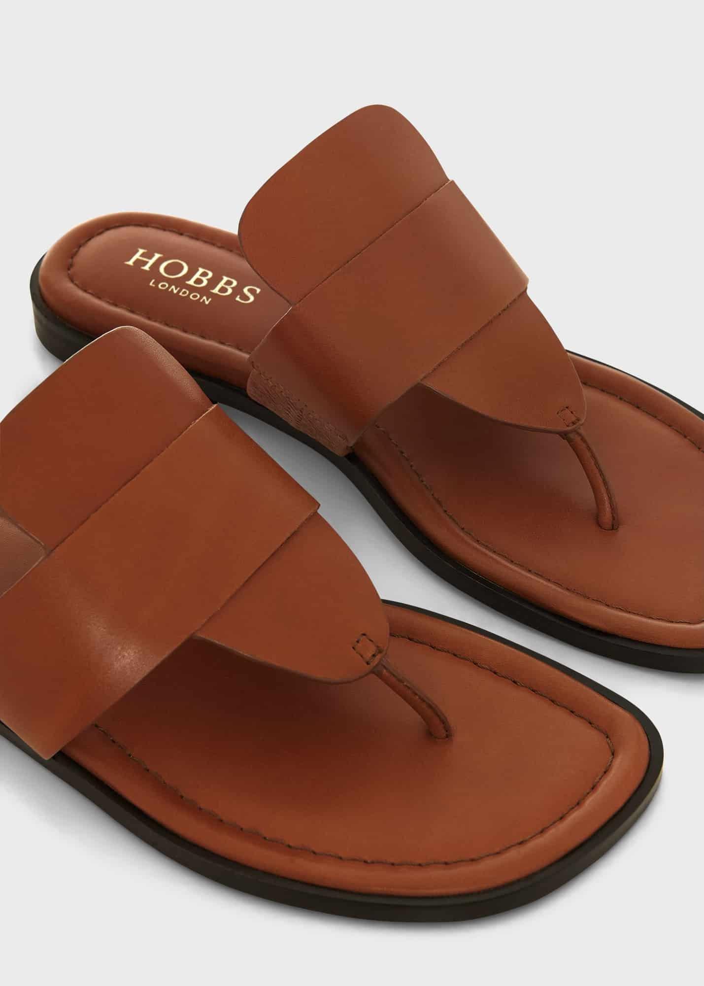 Alara Toepost Sandal, Tan, hi-res