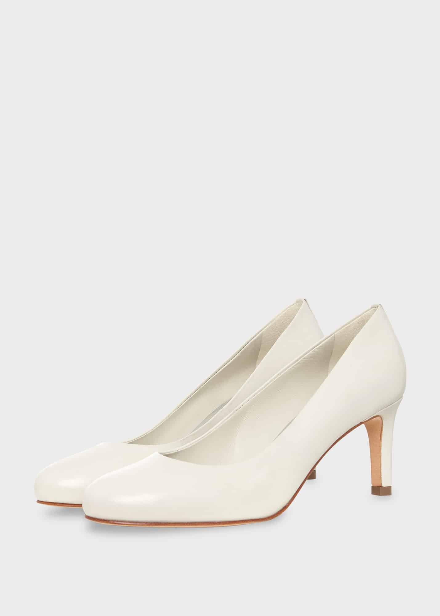 Lizzie Leather Courts, Ivory, hi-res