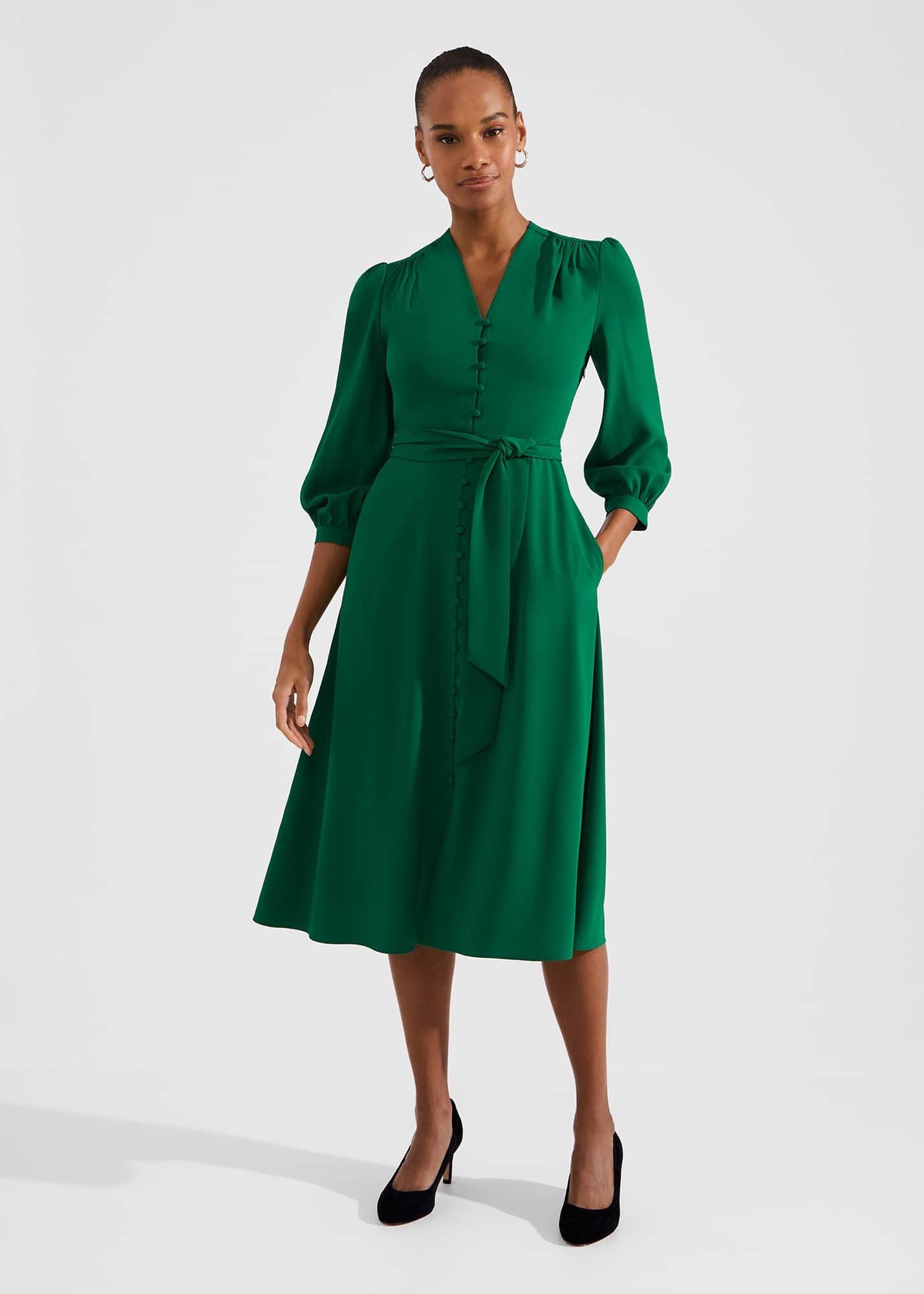 Lizzie Court Shoes, Black, hi-res