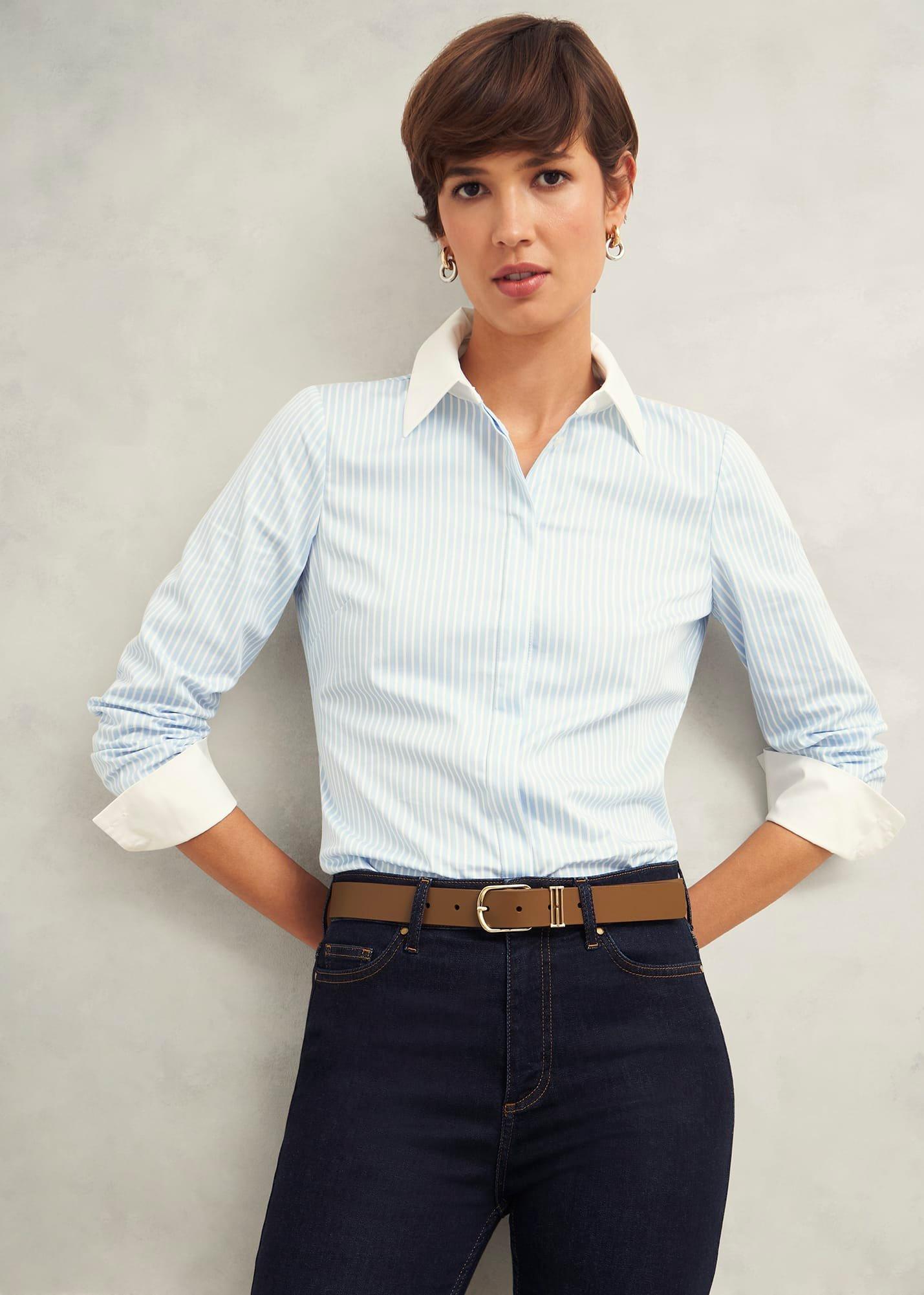 Lucia Leather Belt, Tan, hi-res