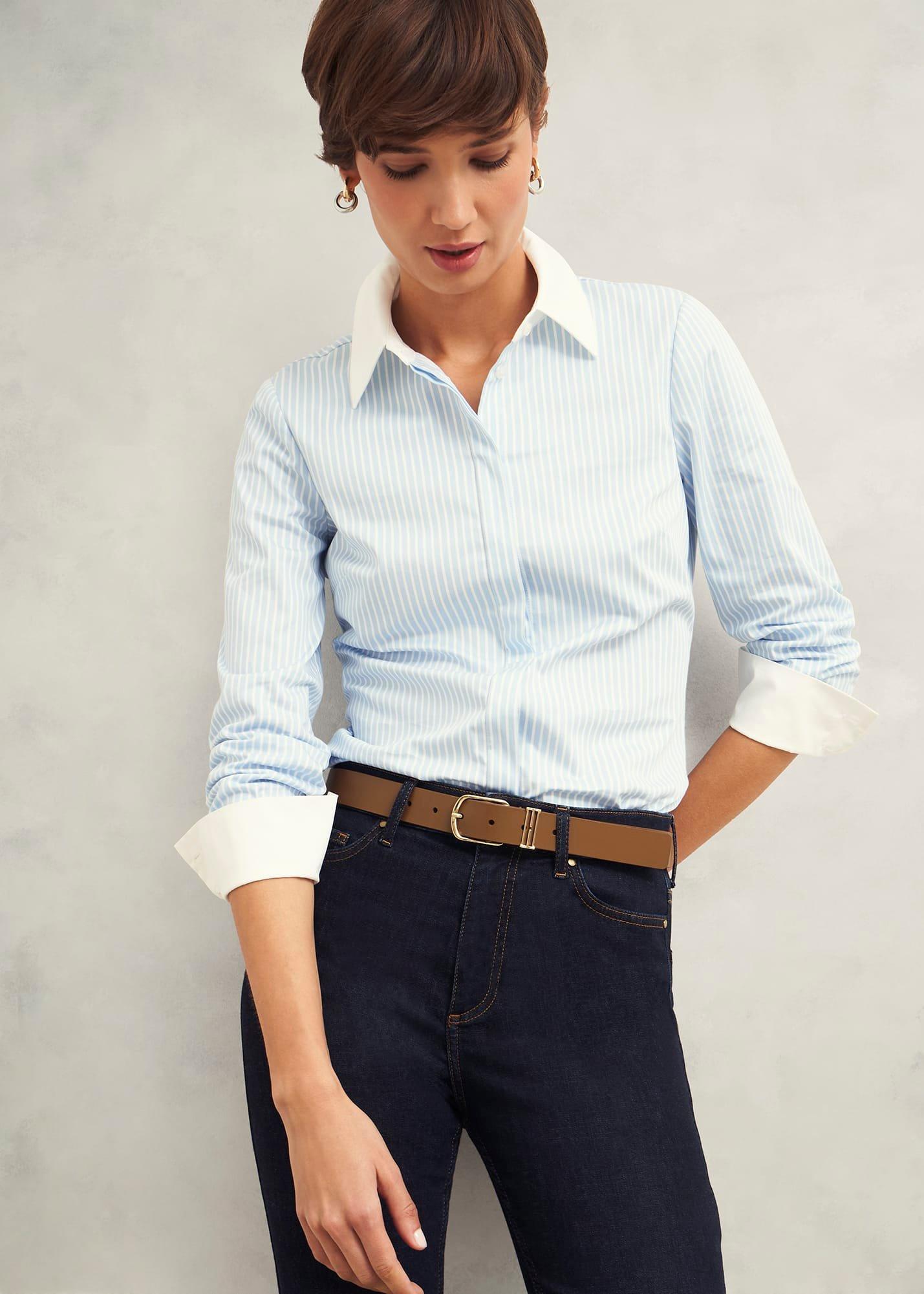 Lucia Leather Belt, Tan, hi-res