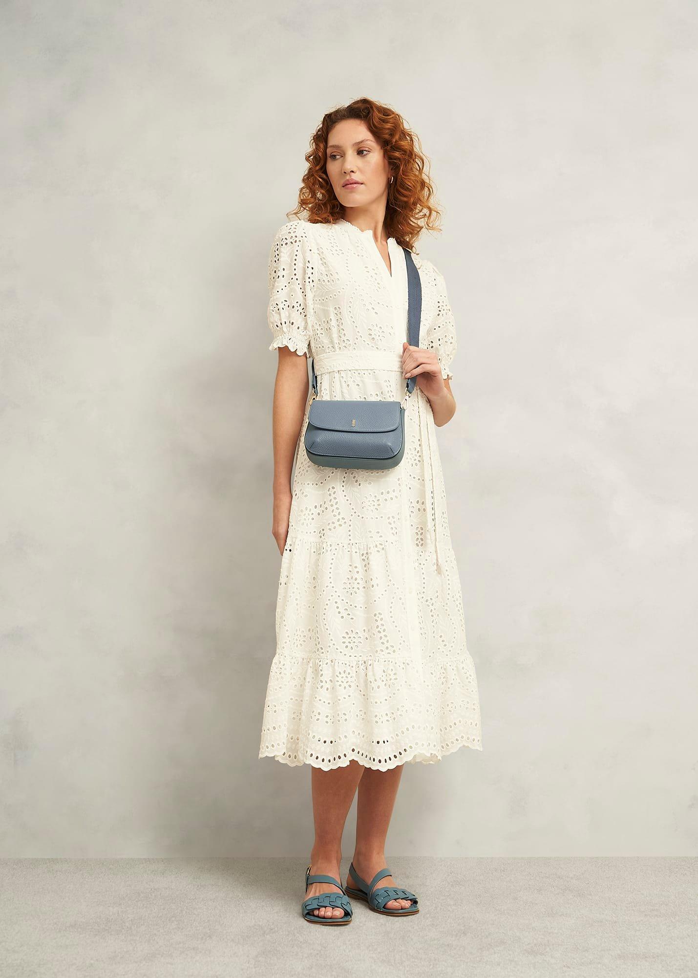 Berwick Leather Crossbody Bag, Cornflower Blue, hi-res