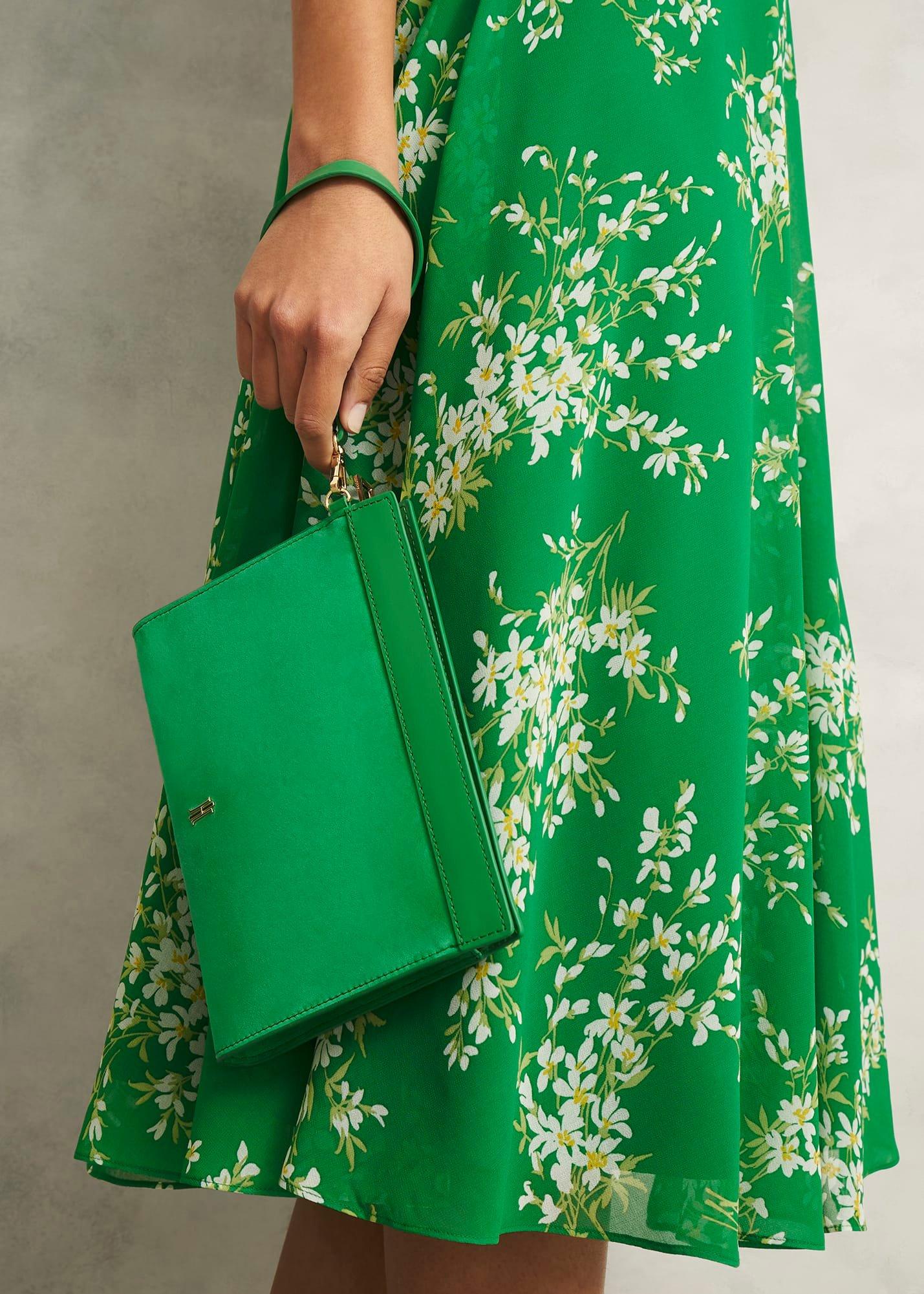 Catherine Wristlet, Cilantro Green, hi-res