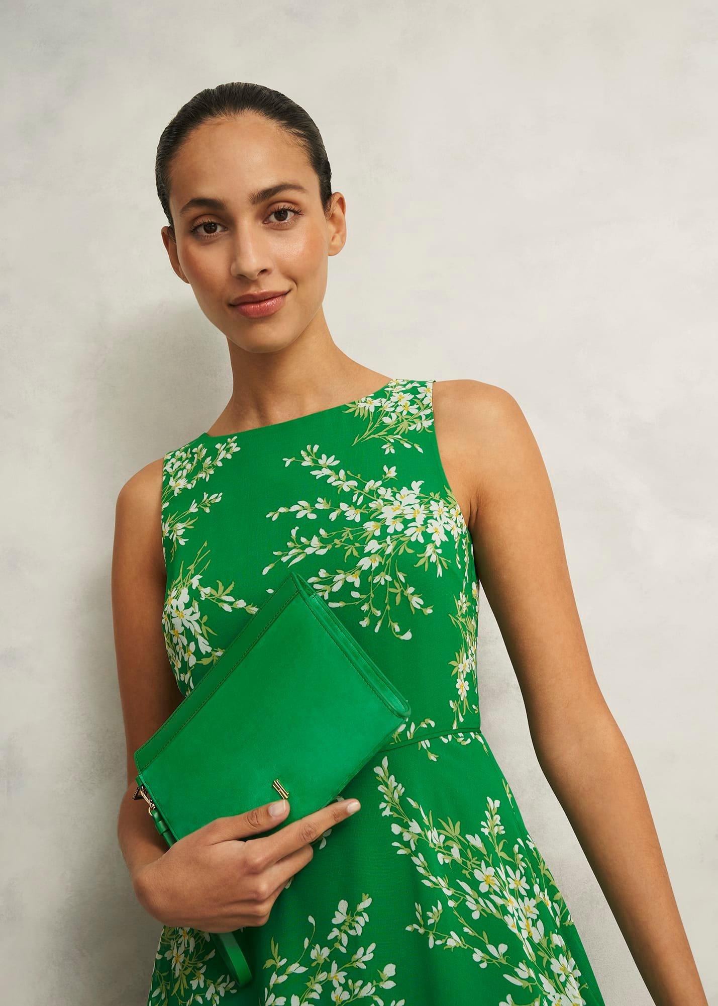 Catherine Wristlet, Cilantro Green, hi-res