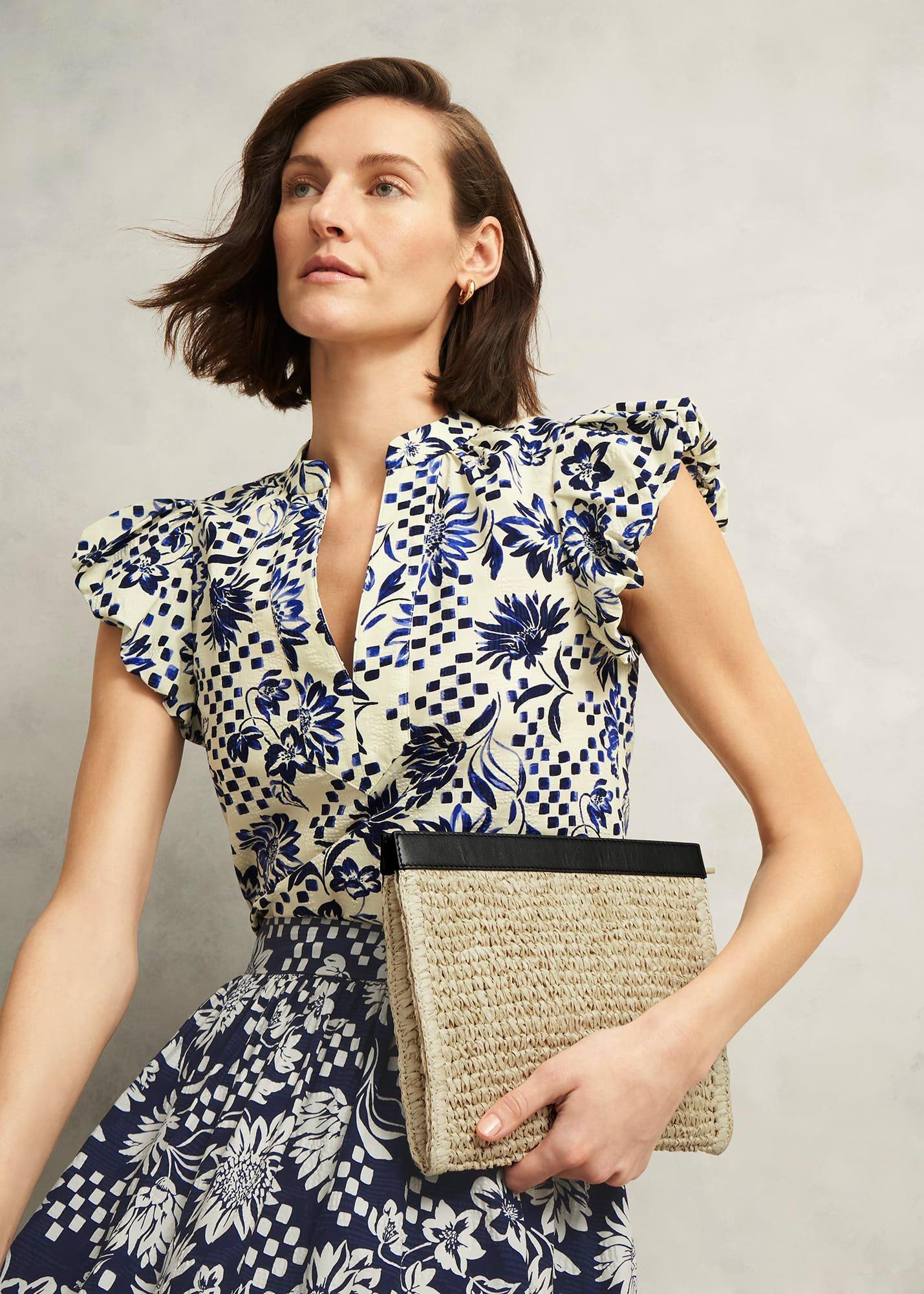 Adrianna Clutch, Natural Black, hi-res