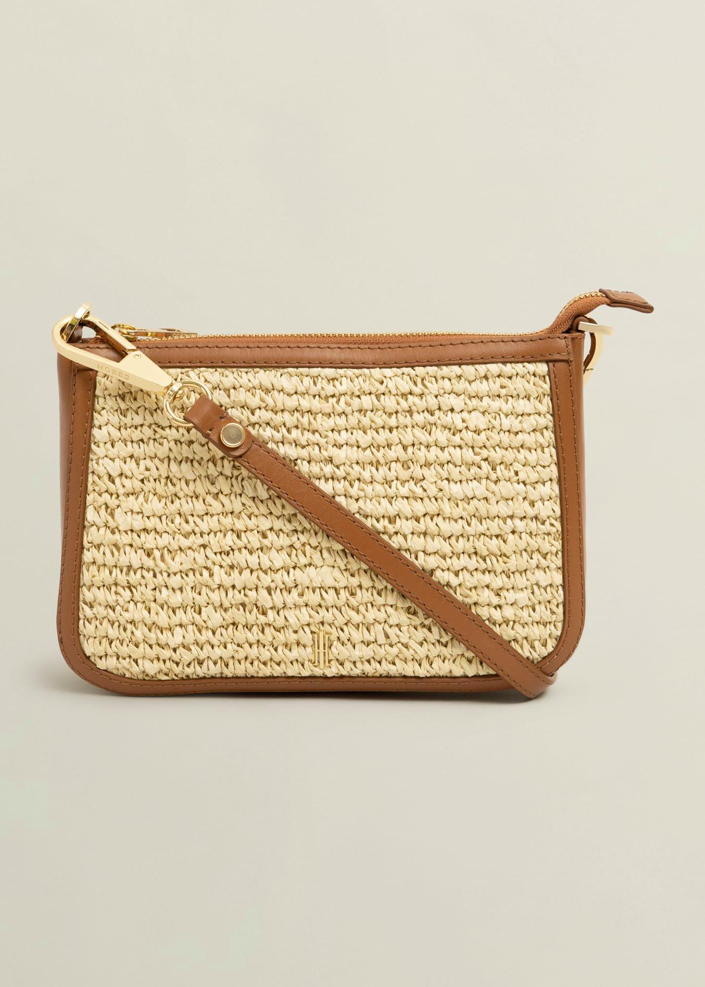 Briella Raffia Bag, Natural Tan, hi-res