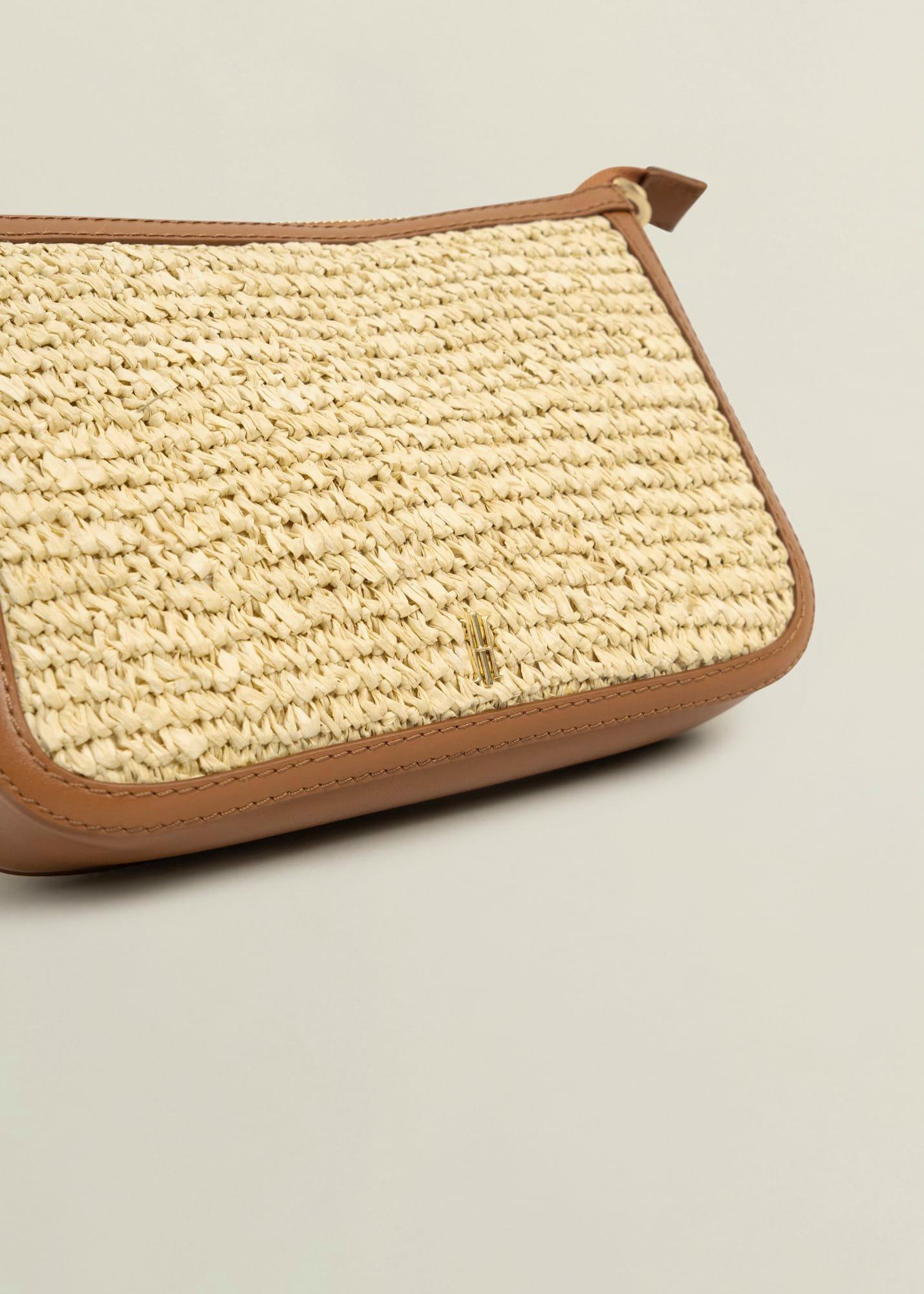 Briella Raffia Bag, Natural Tan, hi-res