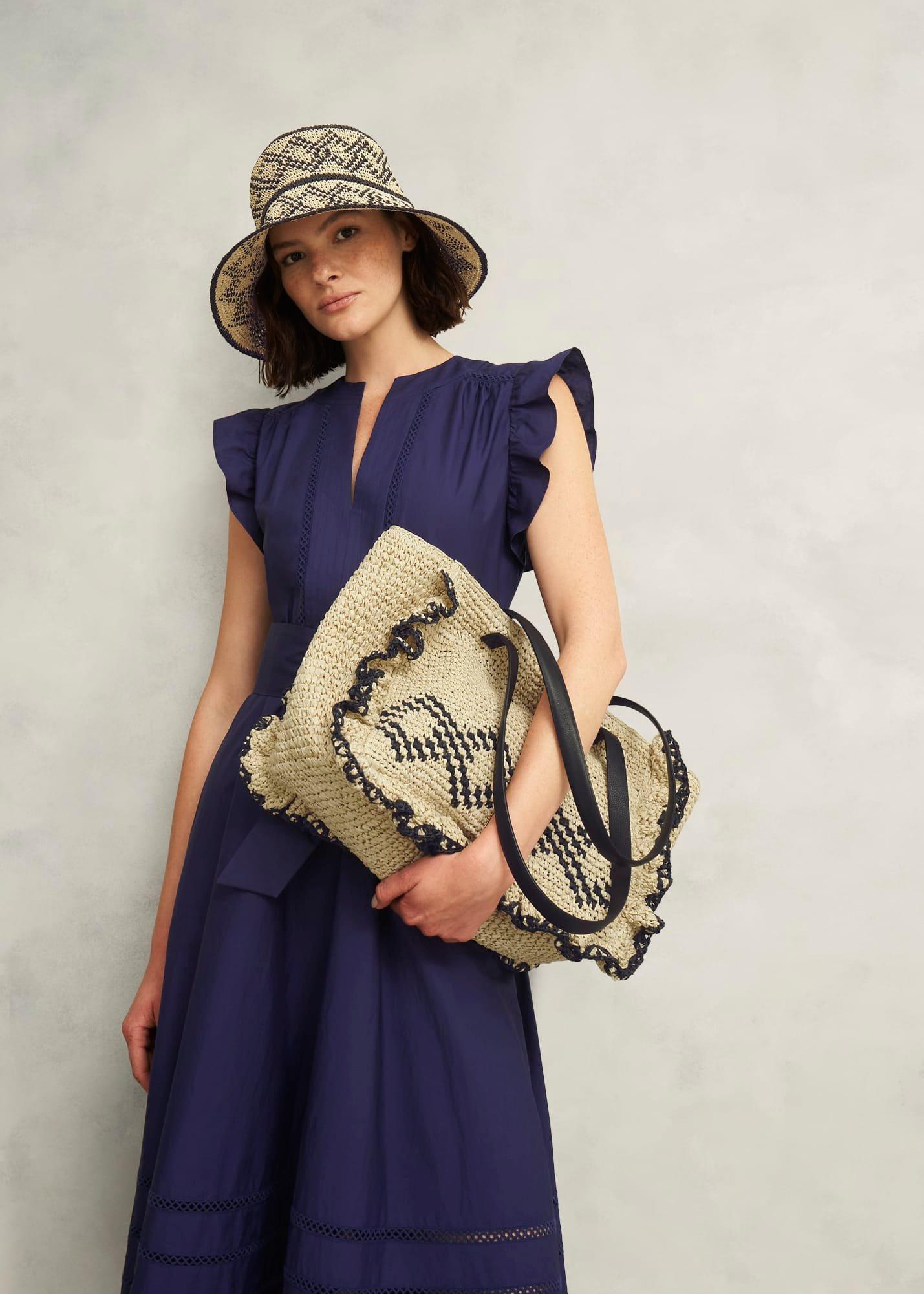 Romy Ruffle Bag, Natural Black, hi-res