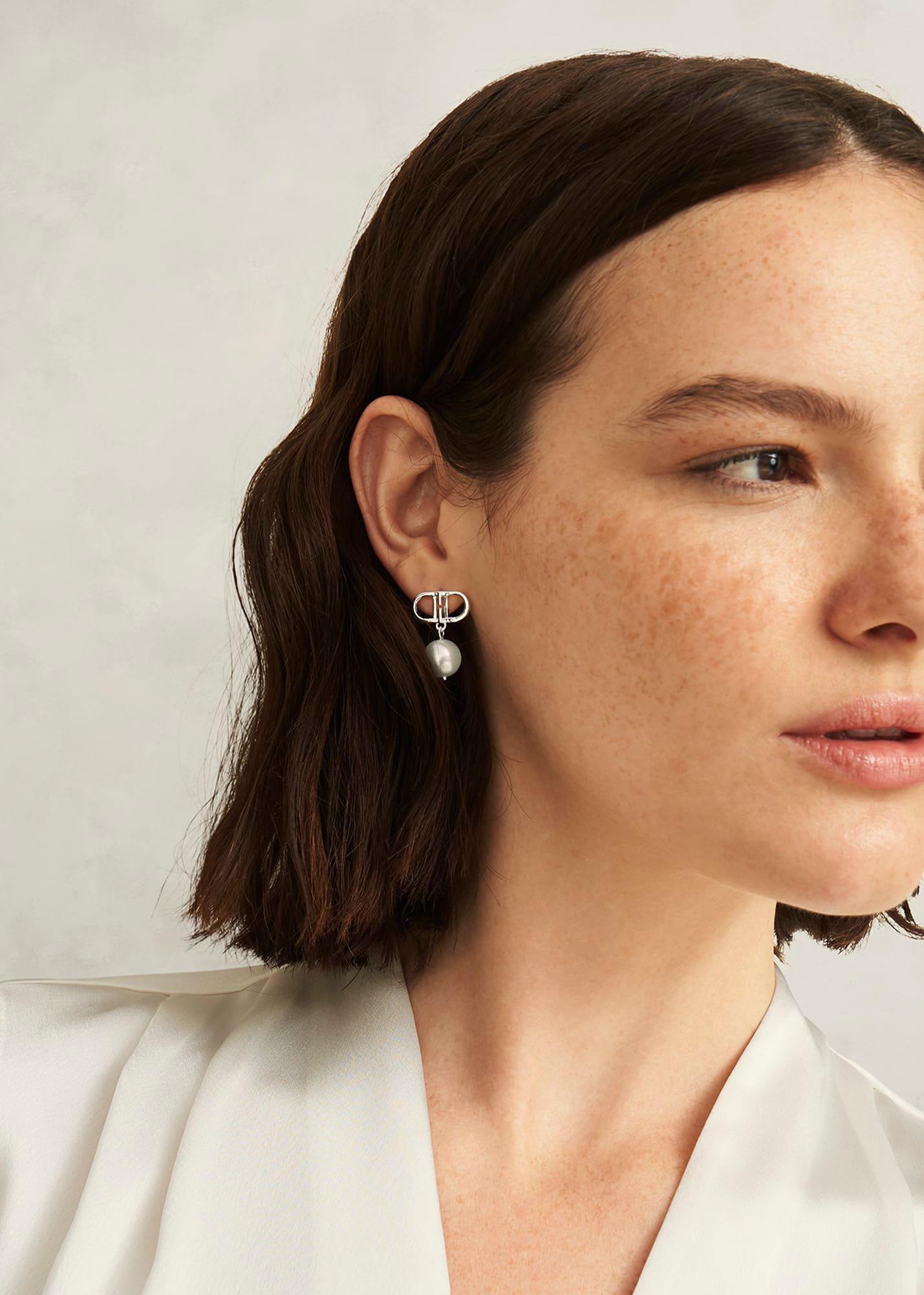 Bette  Silver Plated Earrings, Silver, hi-res