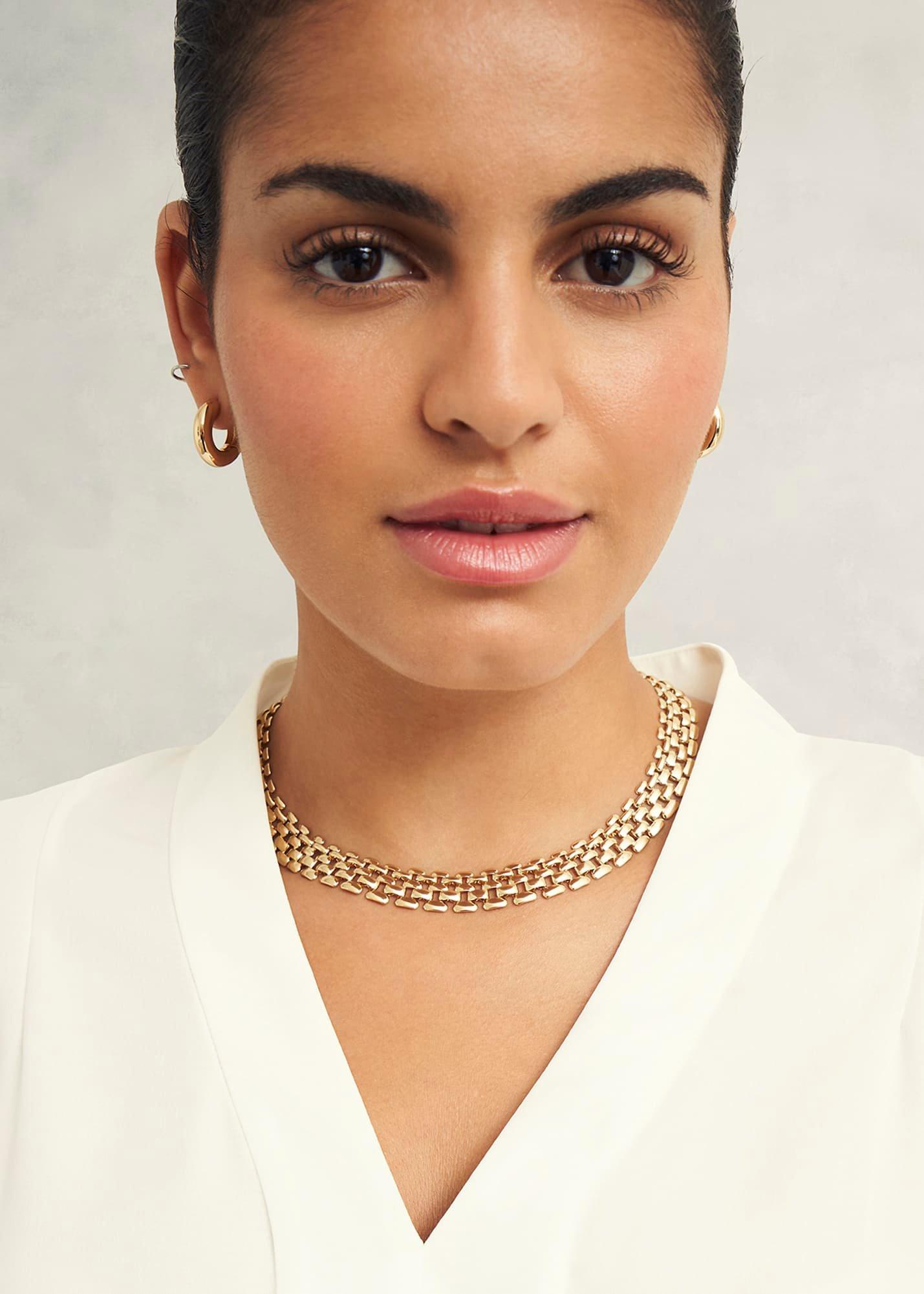 Florentina Necklace, Gold, hi-res