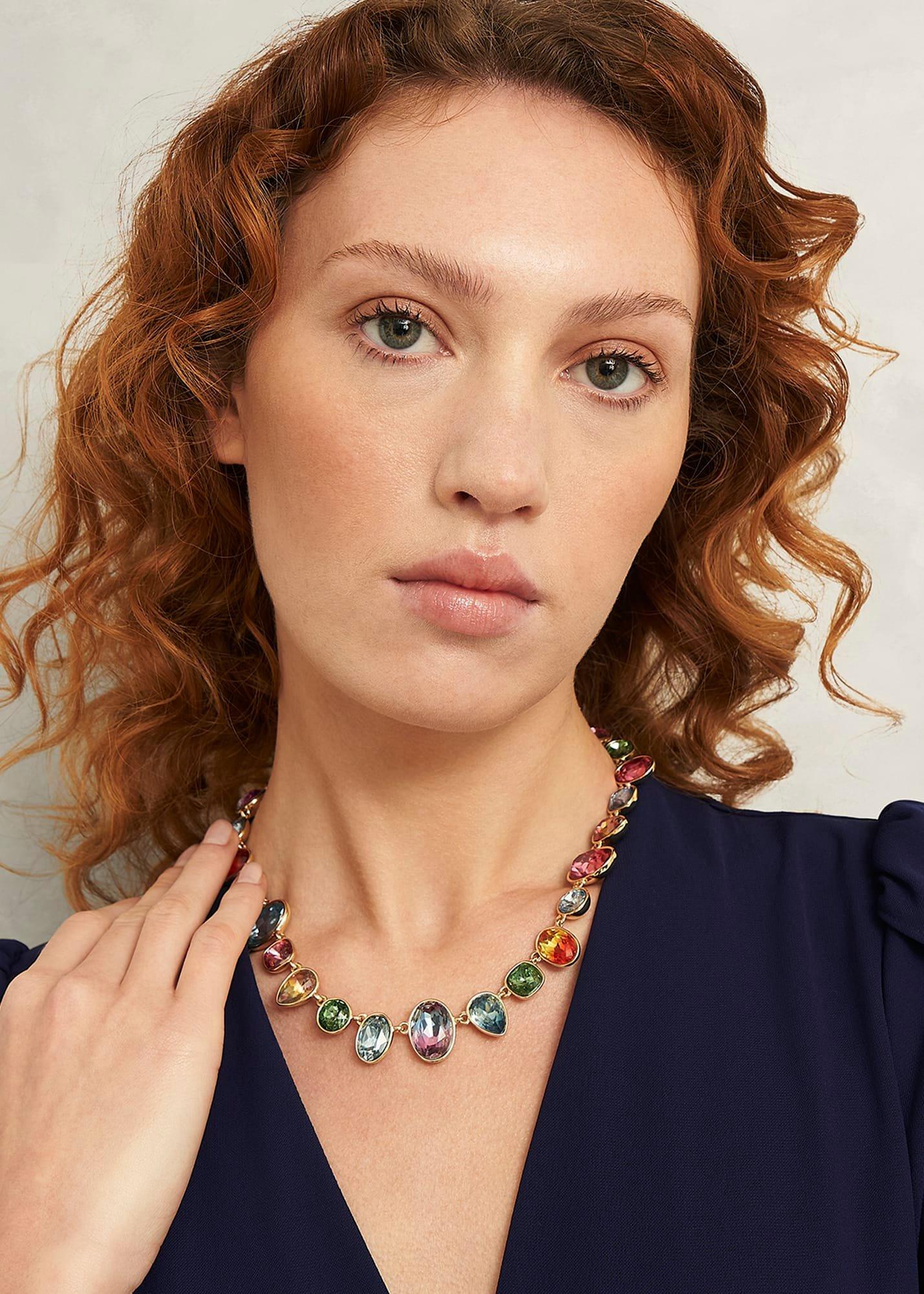 Indira Necklace, Pink Multi, hi-res