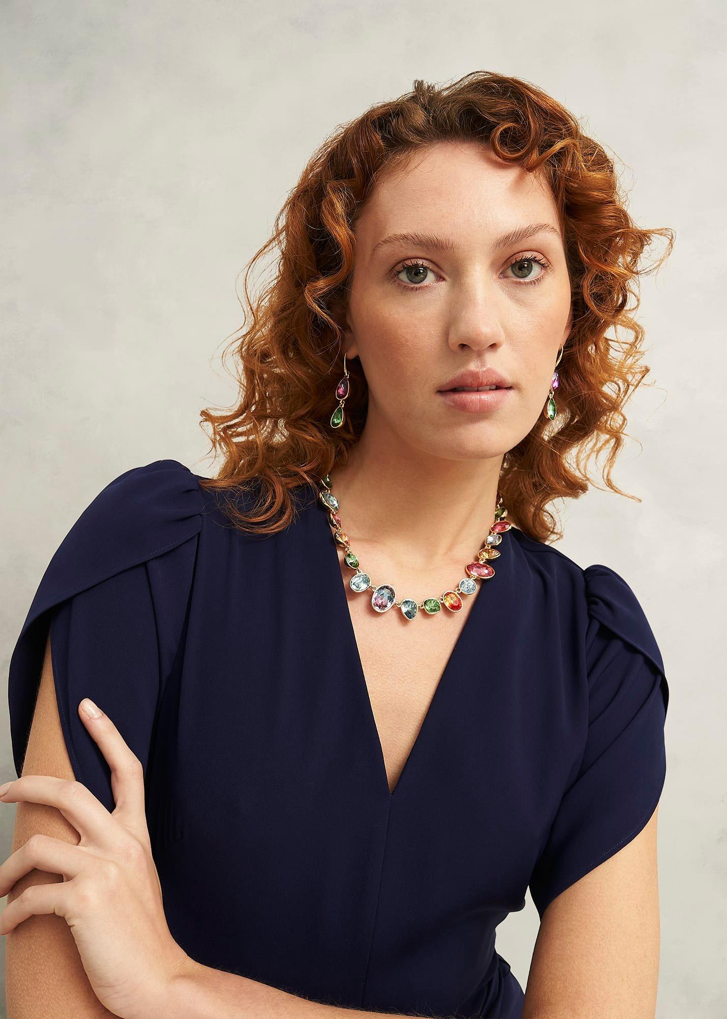 Indira Necklace, Pink Multi, hi-res