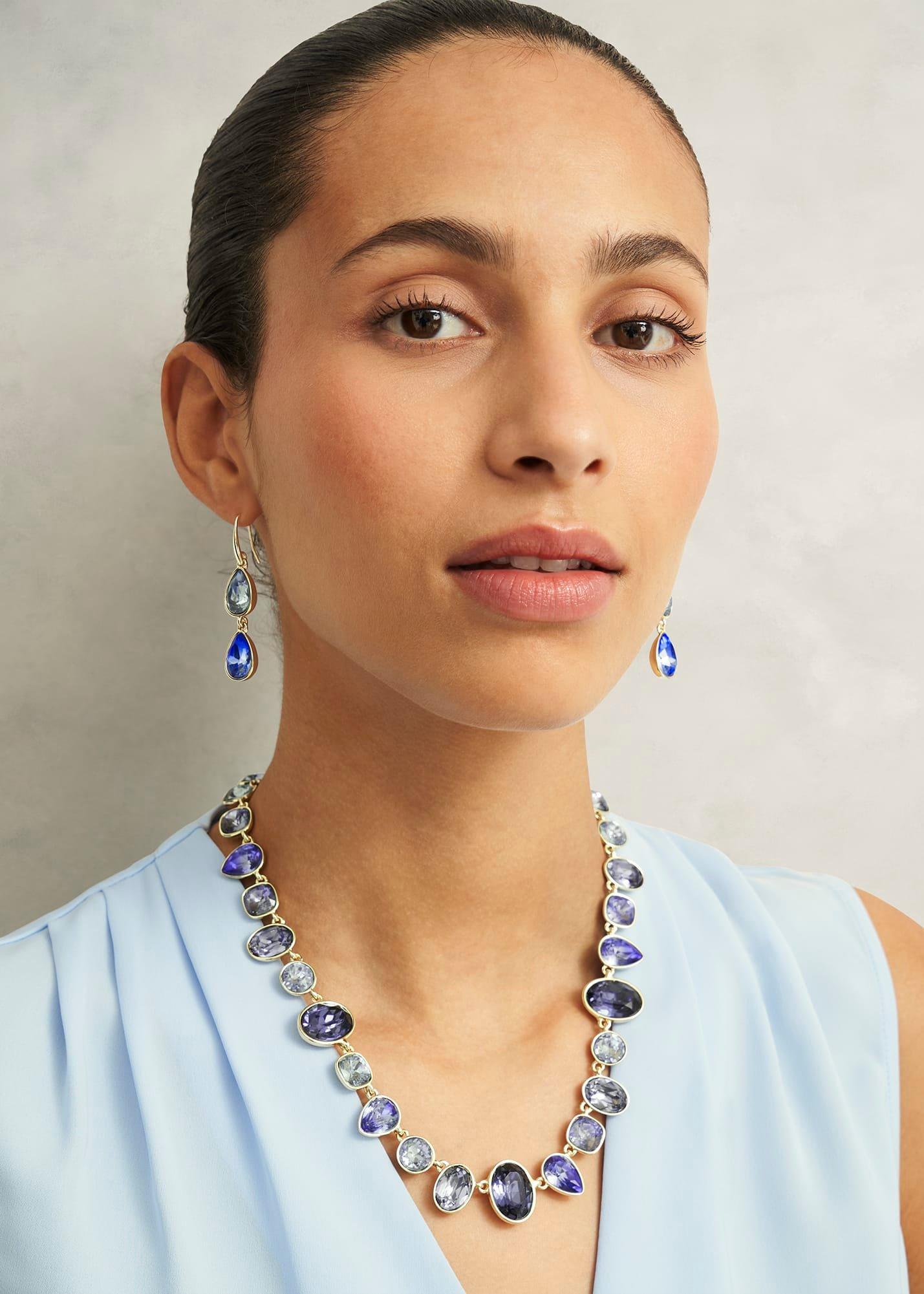 Indira Necklace, Blue Gold, hi-res