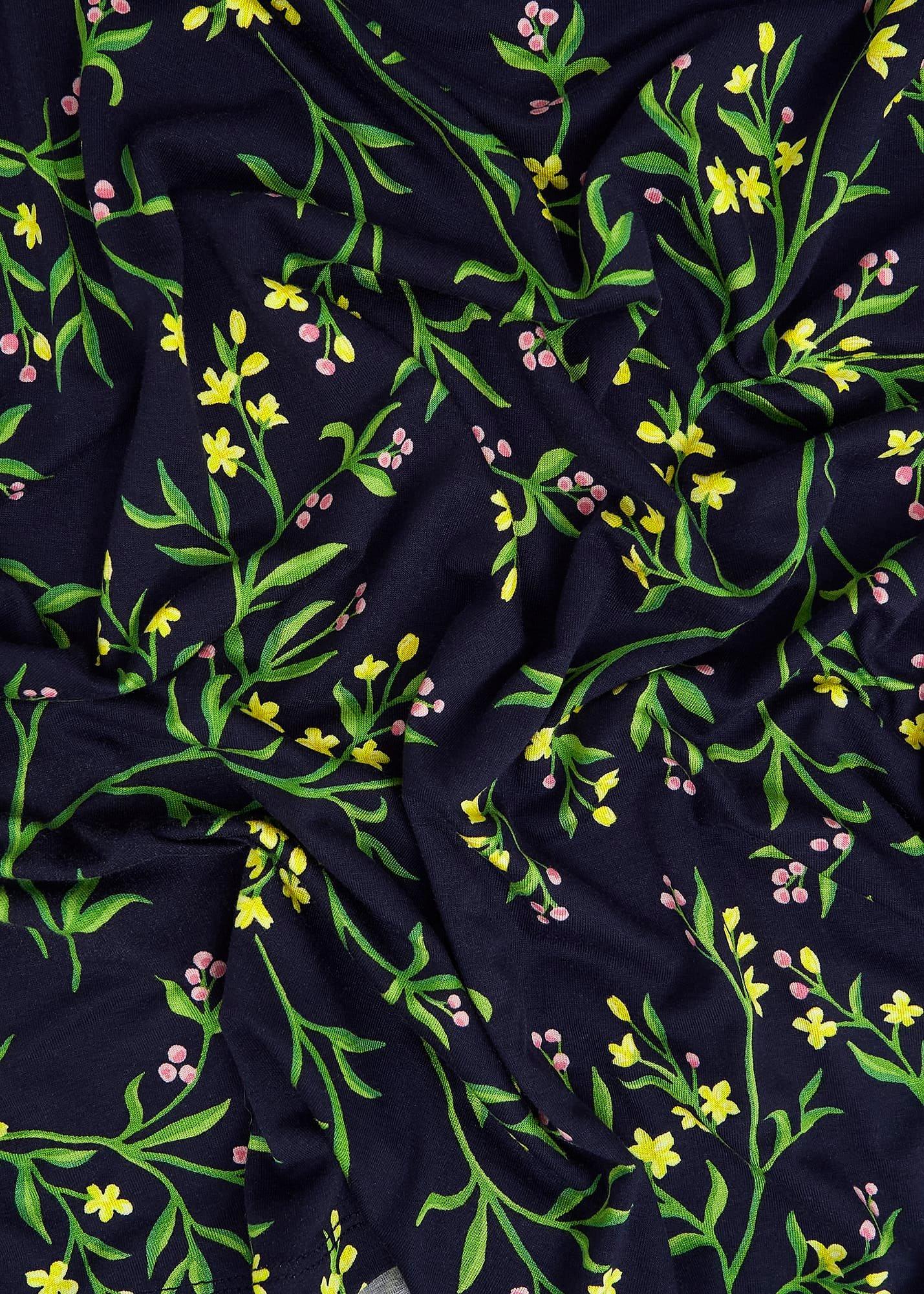 Nessie Printed Top, Navy Multi, hi-res