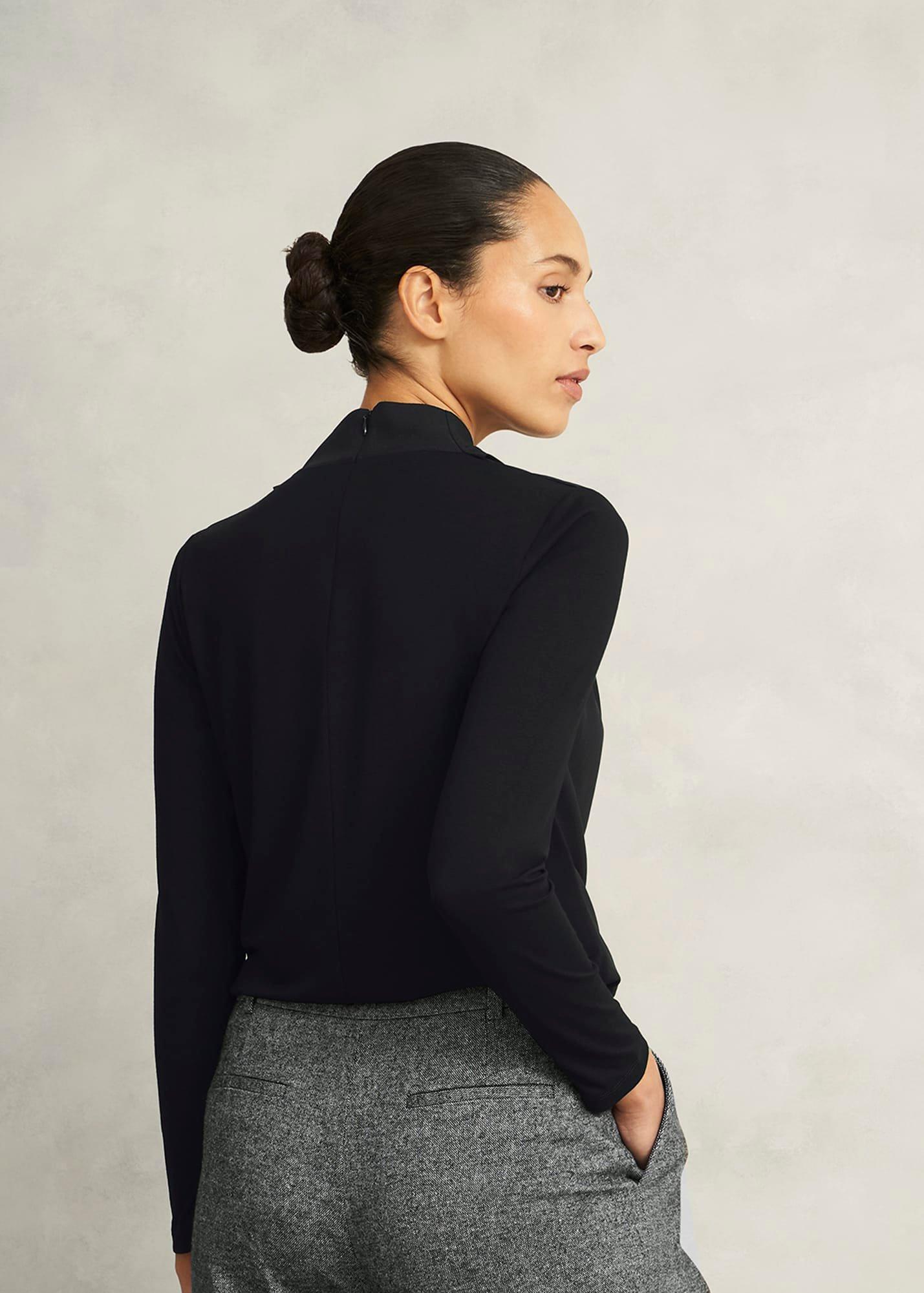 Arielle Blouse, Hobbs Black, hi-res