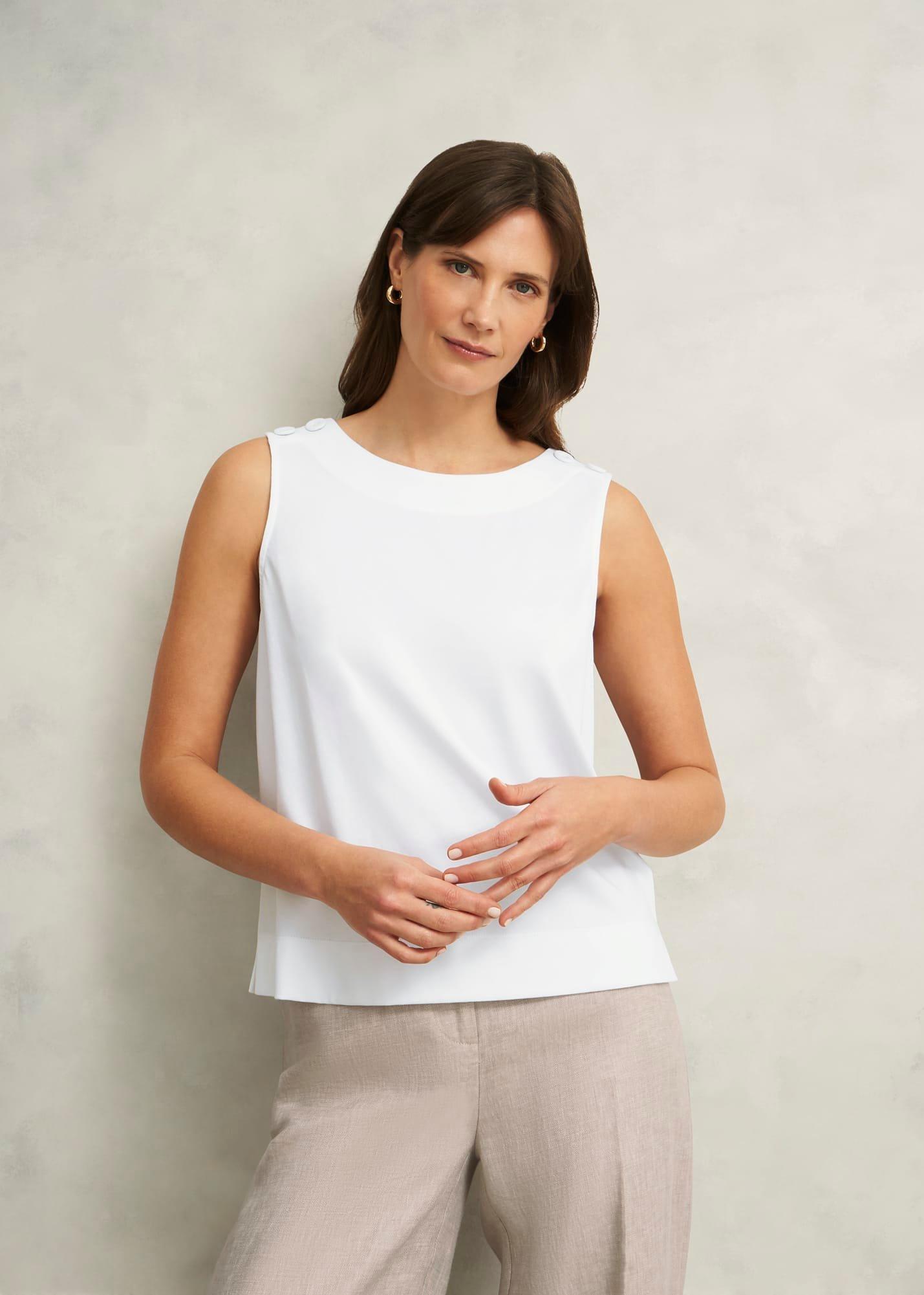 Maddy Top, White, hi-res