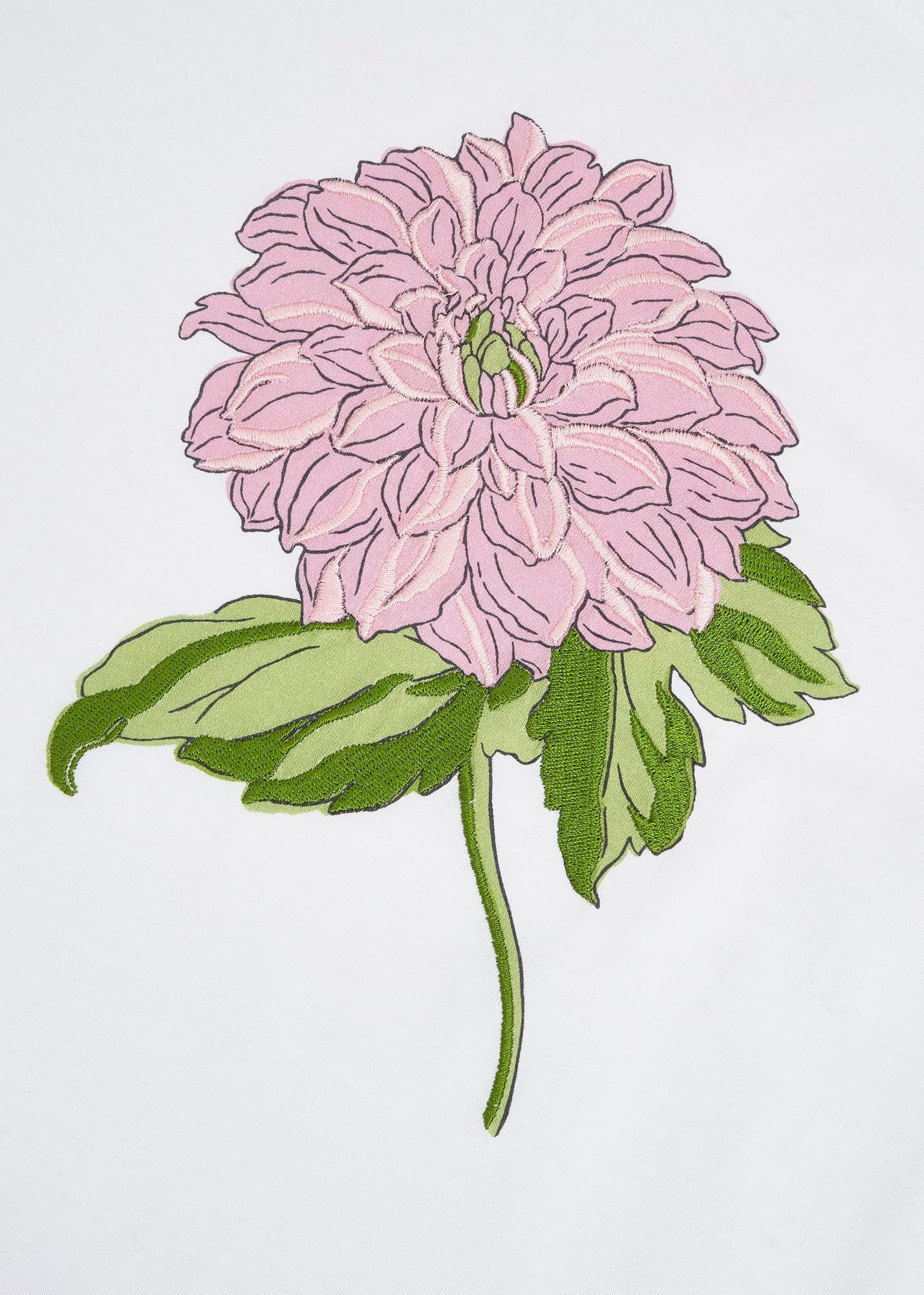 Pixie Embroidered T-Shirt, White Pink, hi-res