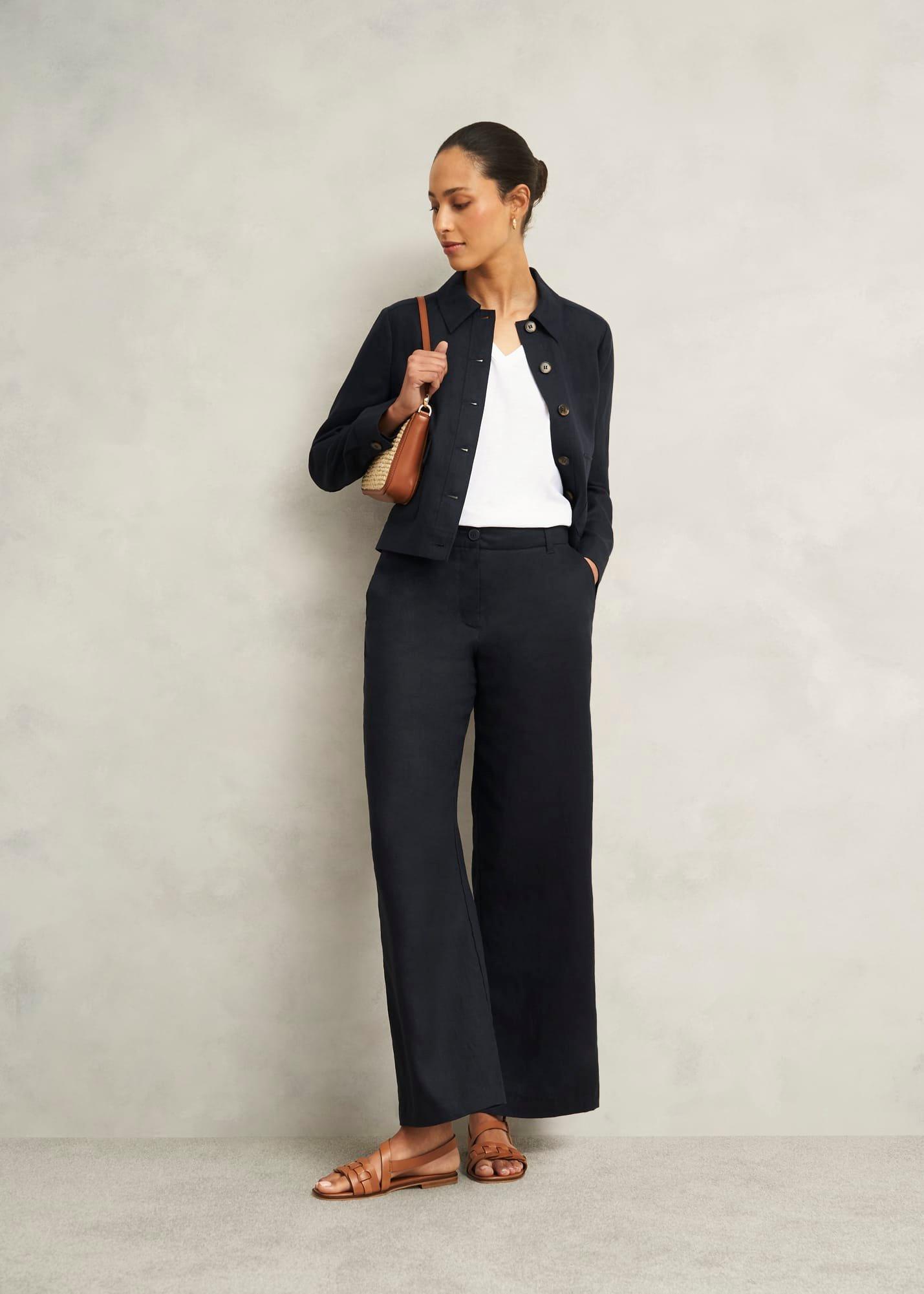 Lilla Cotton Slub Tank, White, hi-res