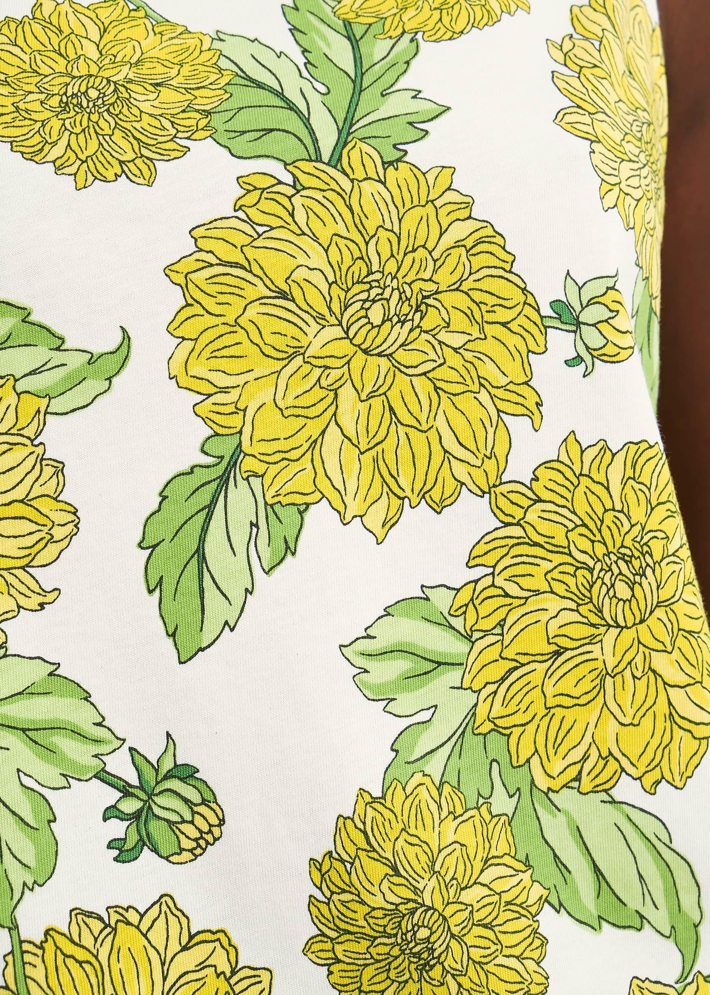 Maddy Cotton Printed Top, Ivory Multi, hi-res