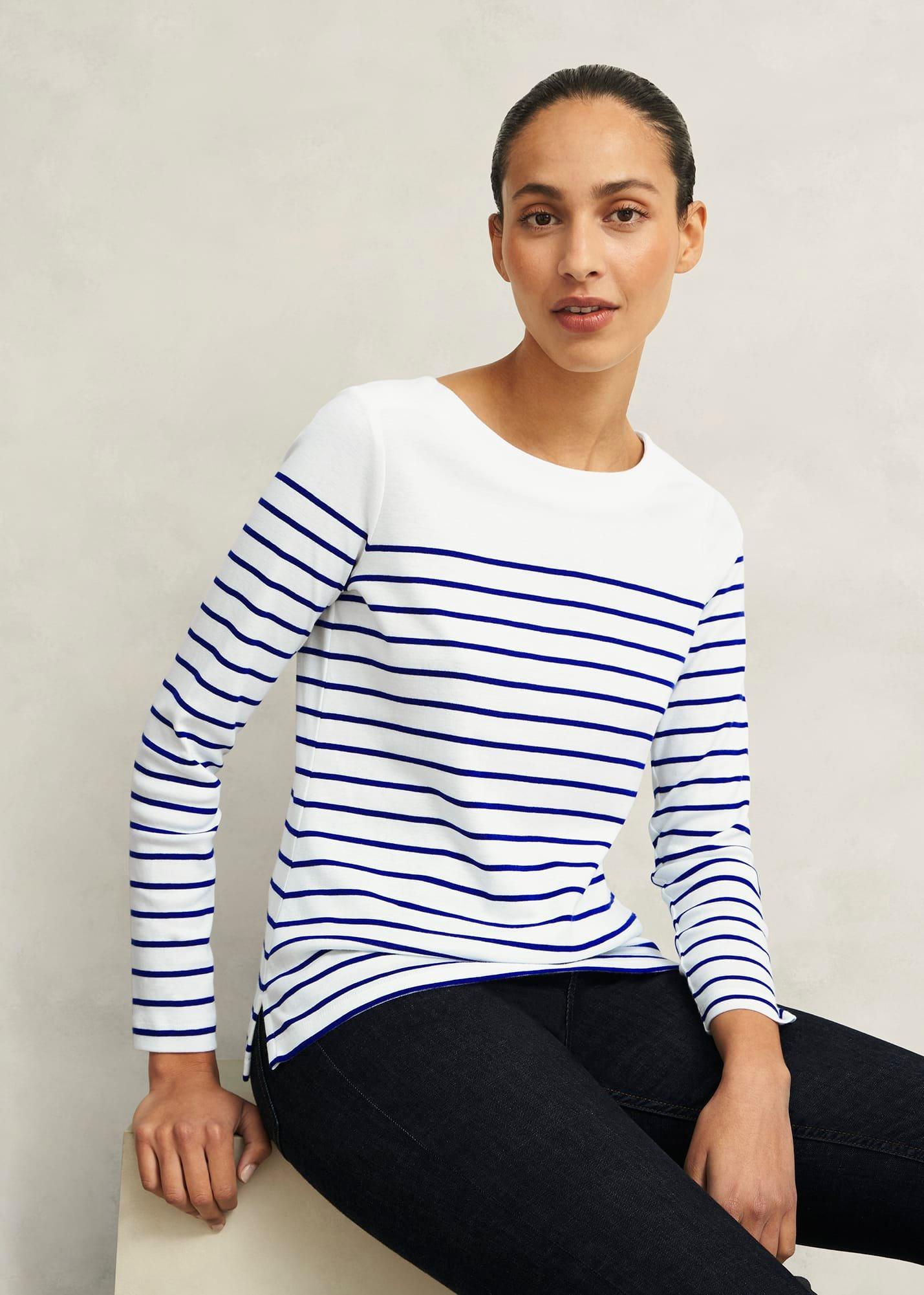 Constance Cotton Striped Top