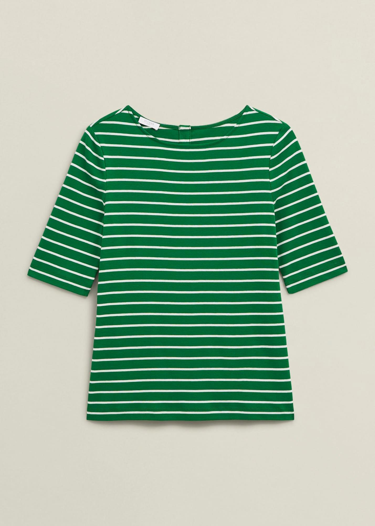 Katie Cotton Button Back Top