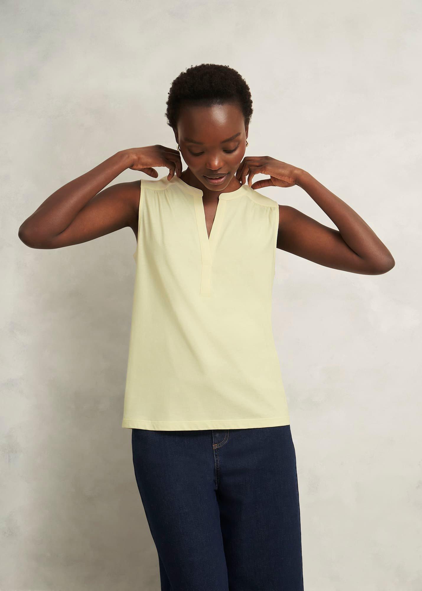 Nadine Top, Pale Lemon, hi-res