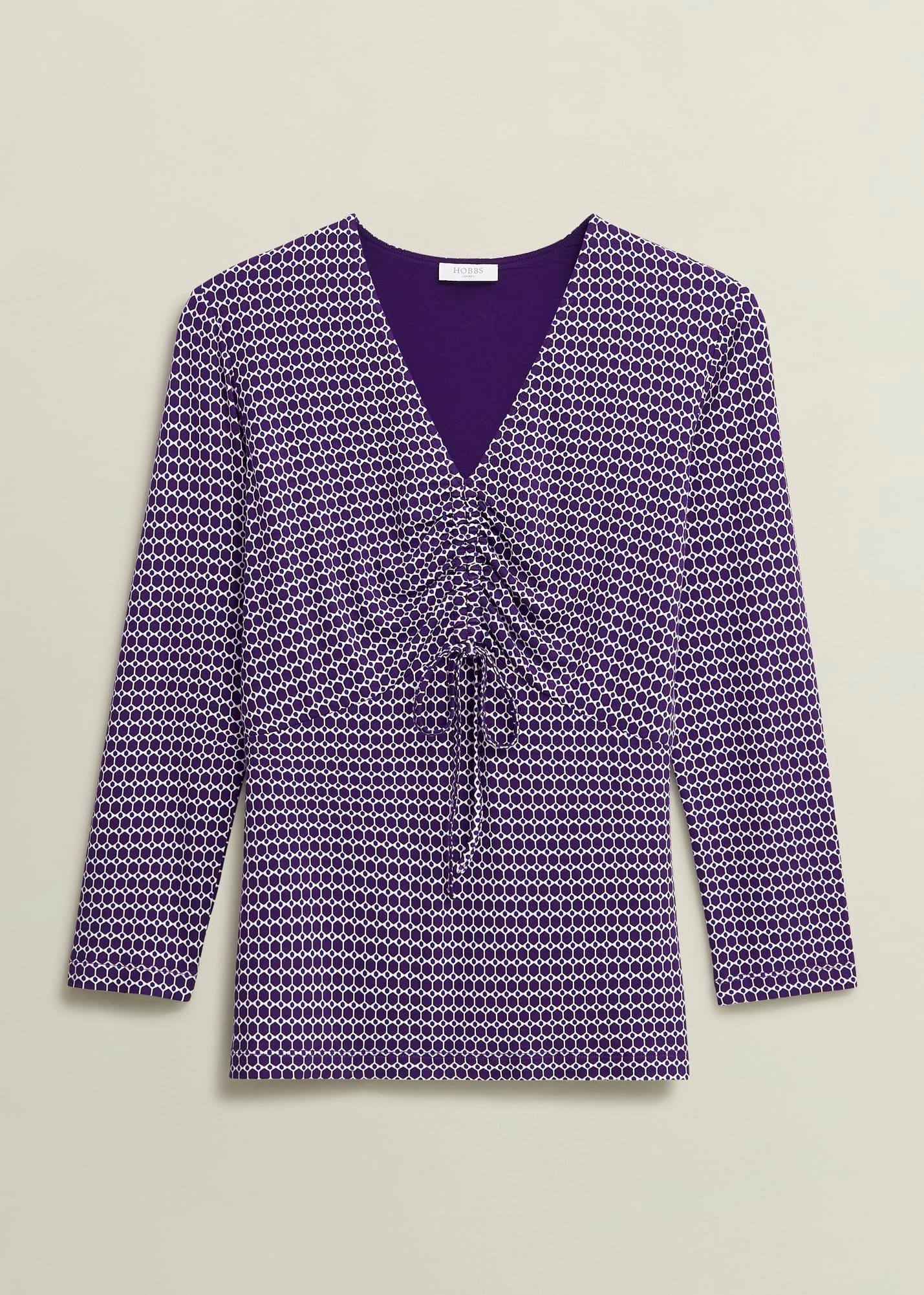 Simmy Printed Top, Purple Multi, hi-res