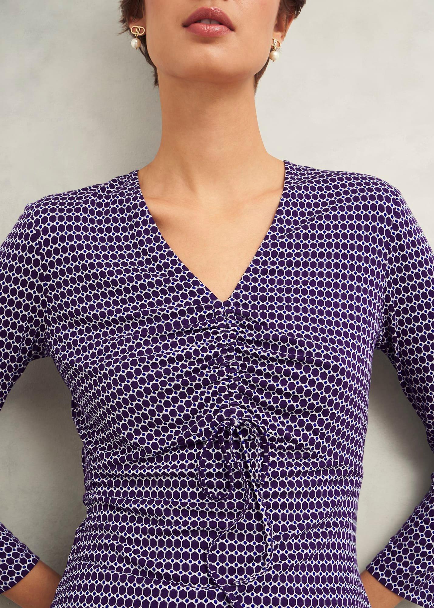 Simmy Printed Top, Purple Multi, hi-res