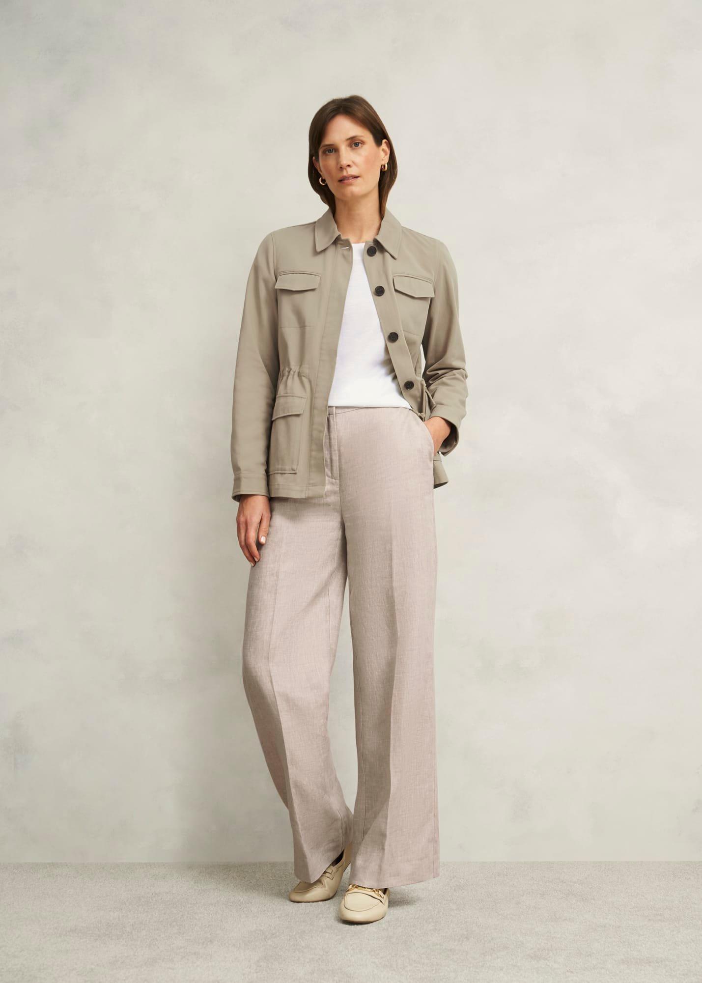 Alycia Cotton Slub T-Shirt, White, hi-res