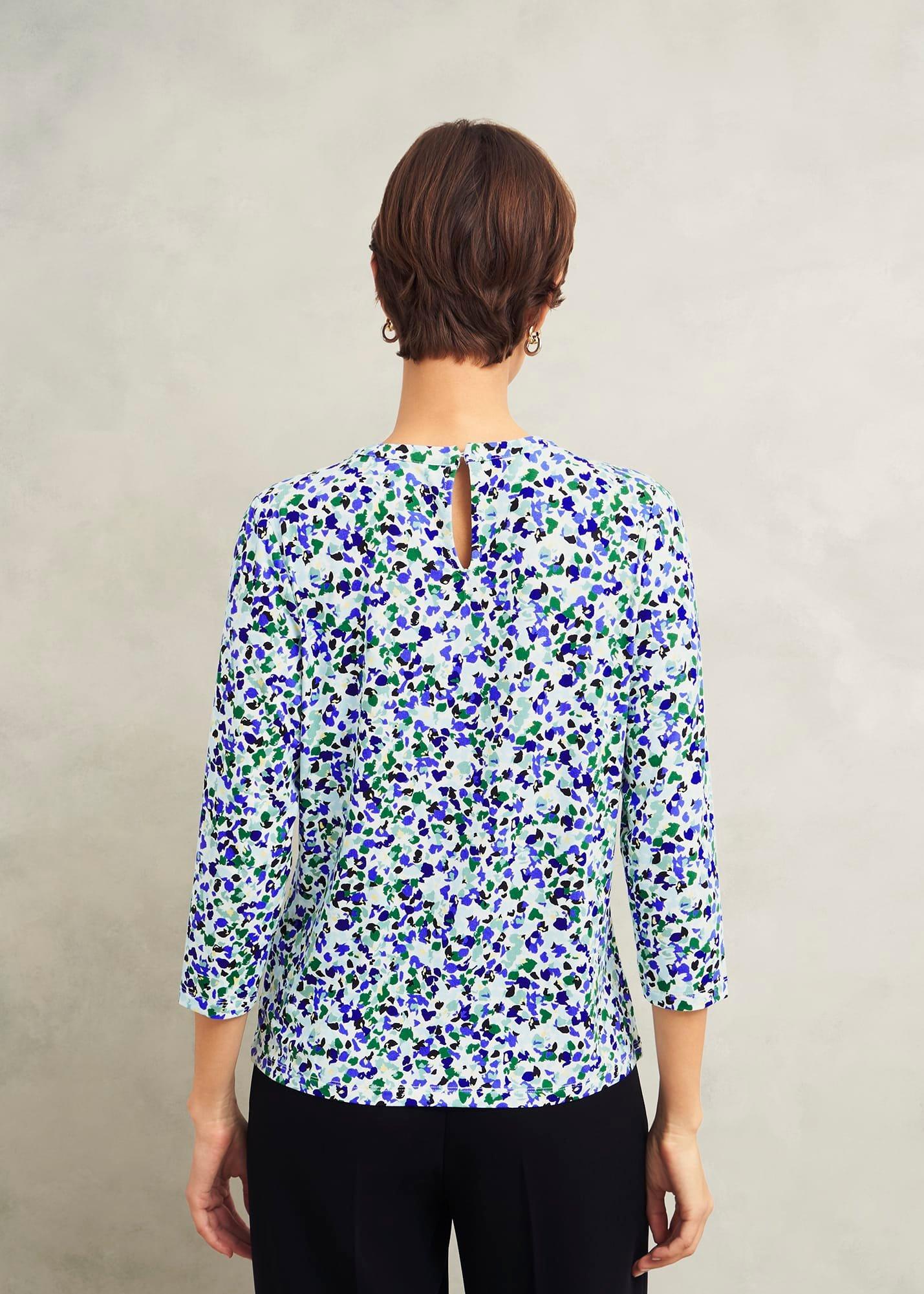 Julia Printed Top, Floral Multi, hi-res