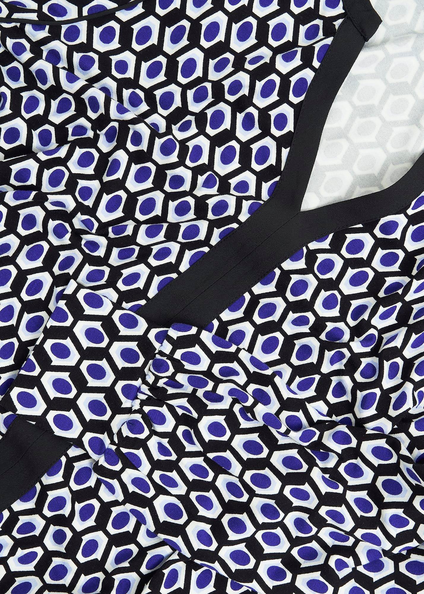 Zelia Printed Top, Blue Multi, hi-res