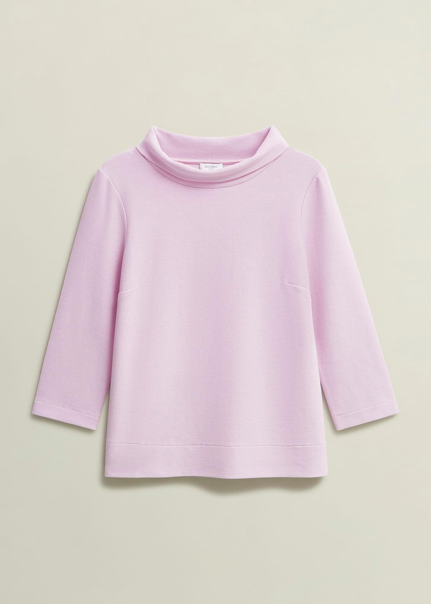 Betsy Textured Top , Dusted Pink, hi-res